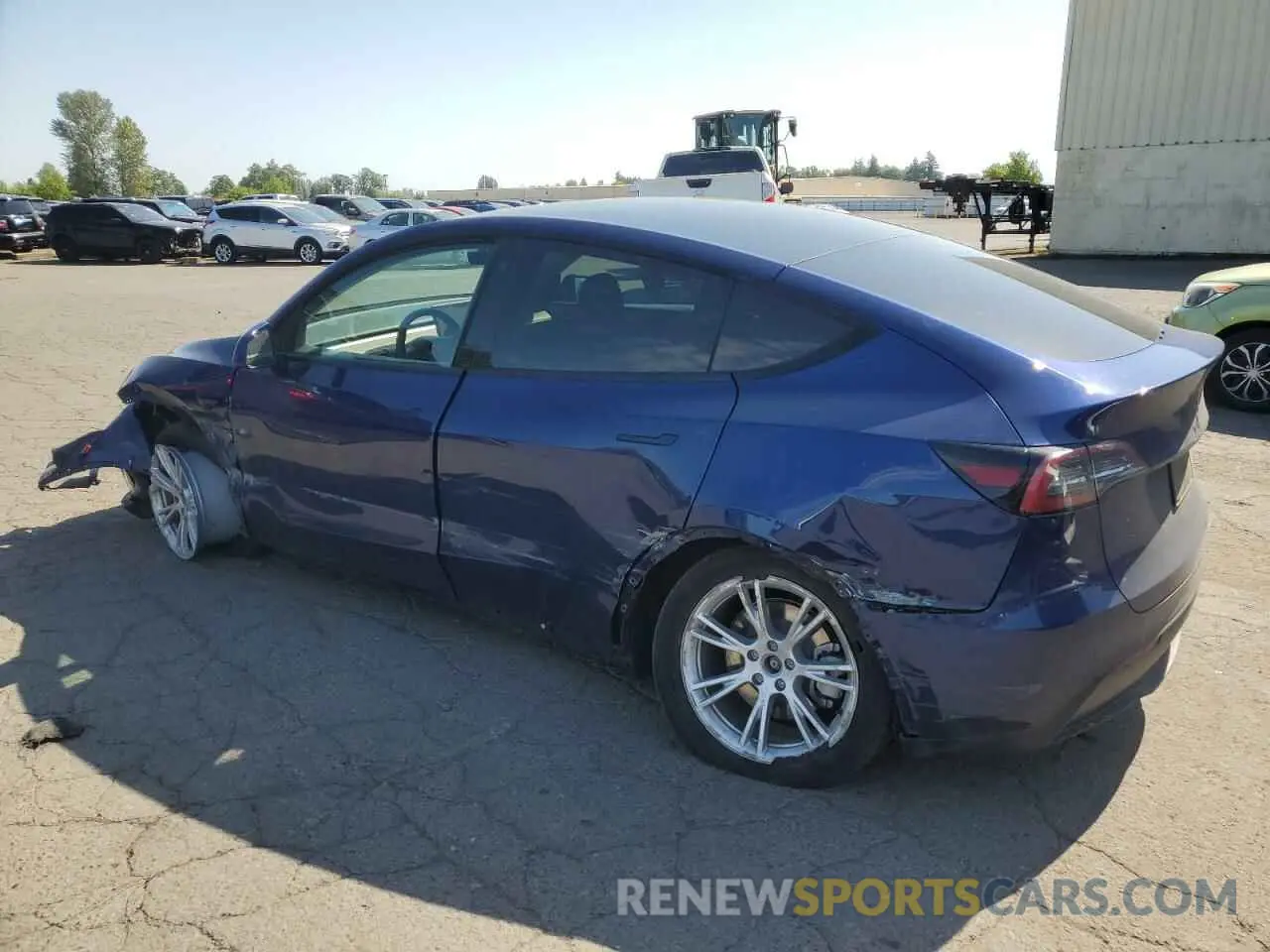 2 Photograph of a damaged car 7SAYGDEE8PF628512 TESLA MODEL Y 2023