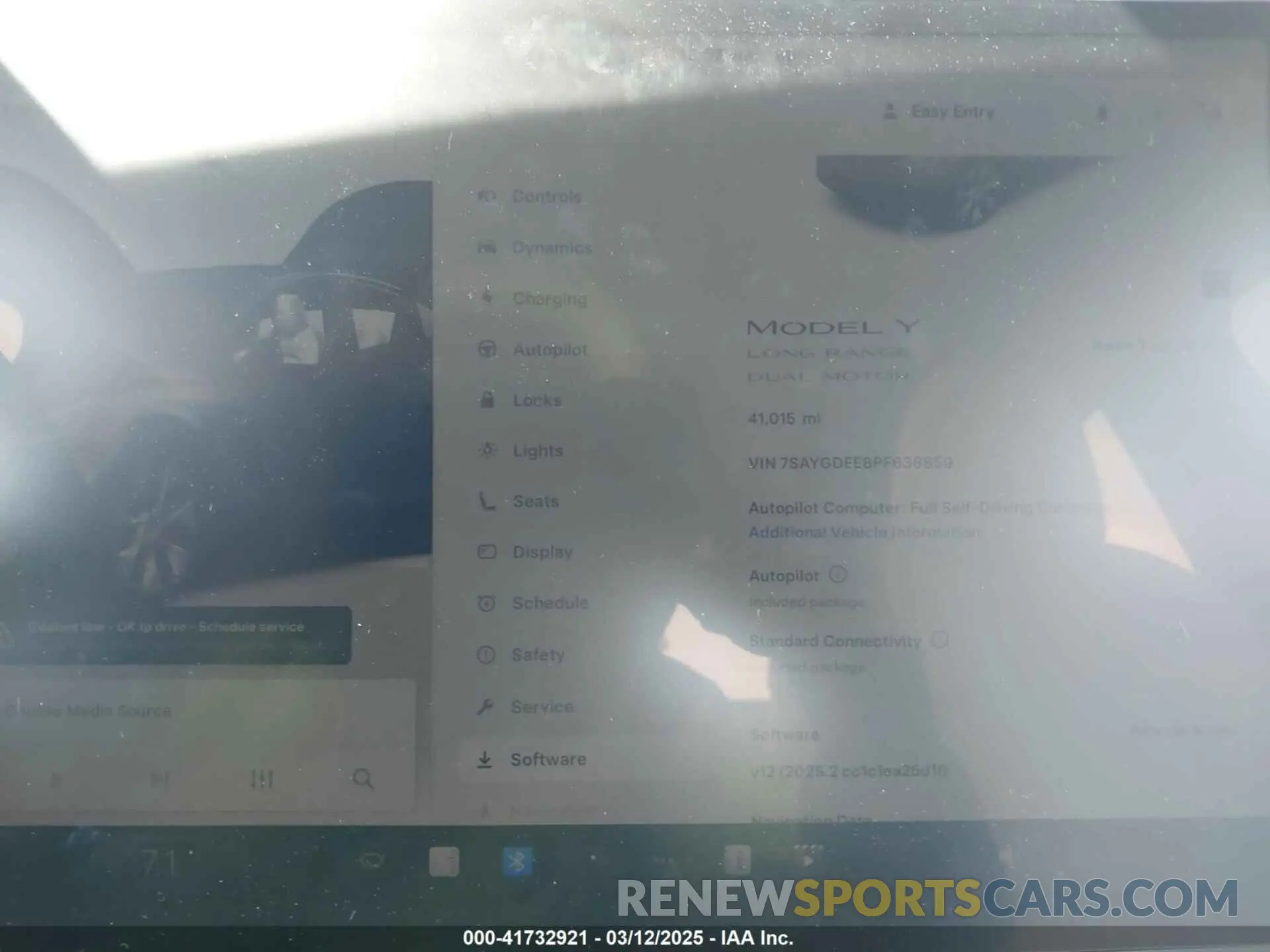 7 Photograph of a damaged car 7SAYGDEE8PF638859 TESLA MODEL Y 2023