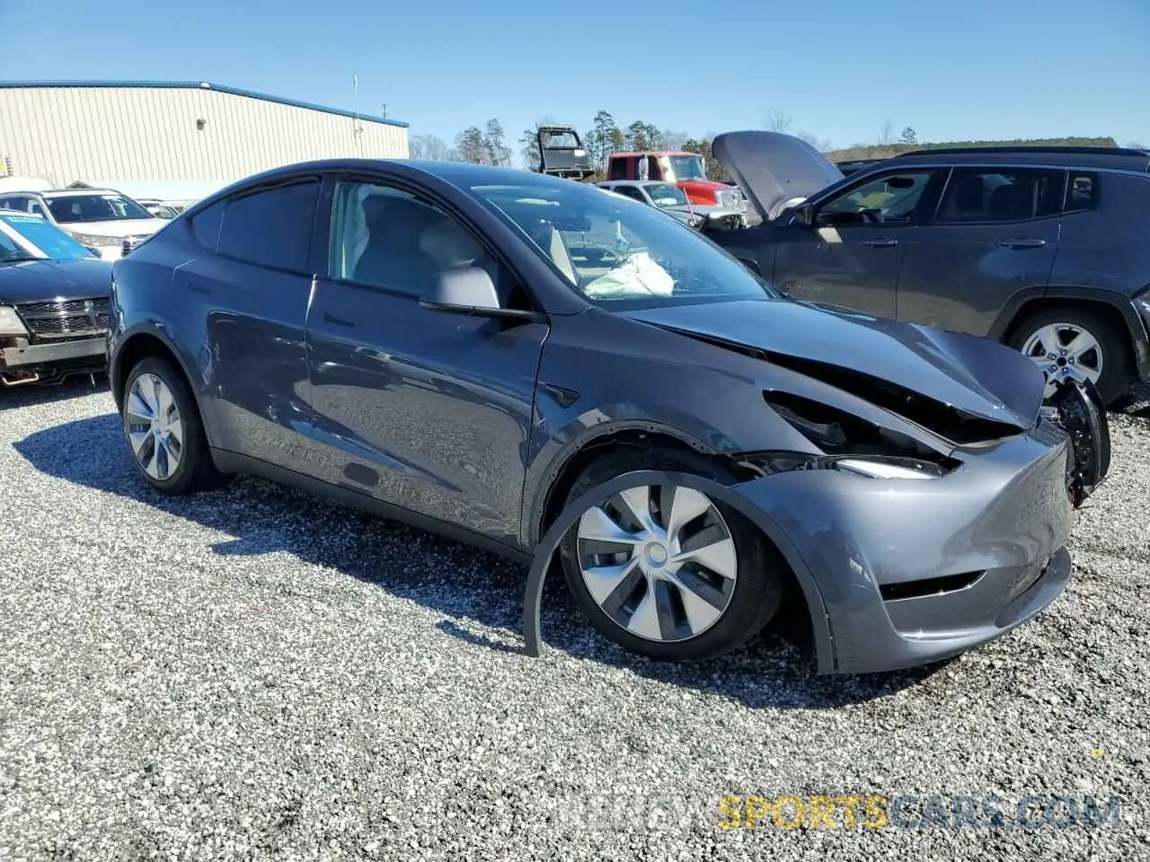 4 Фотография поврежденного автомобиля 7SAYGDEE8PF669268 TESLA MODEL Y 2023