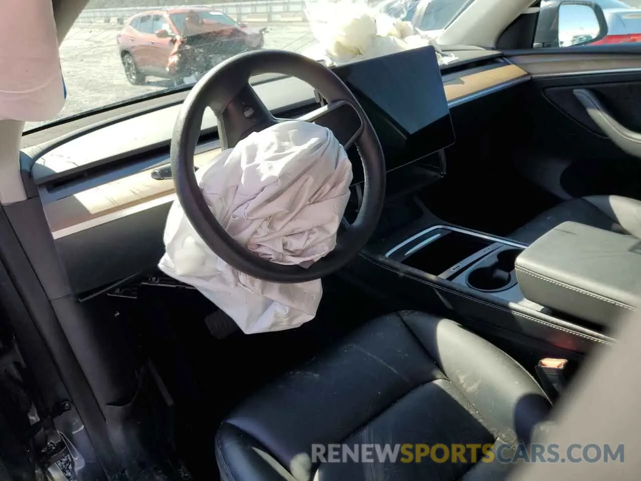 8 Фотография поврежденного автомобиля 7SAYGDEE8PF669268 TESLA MODEL Y 2023