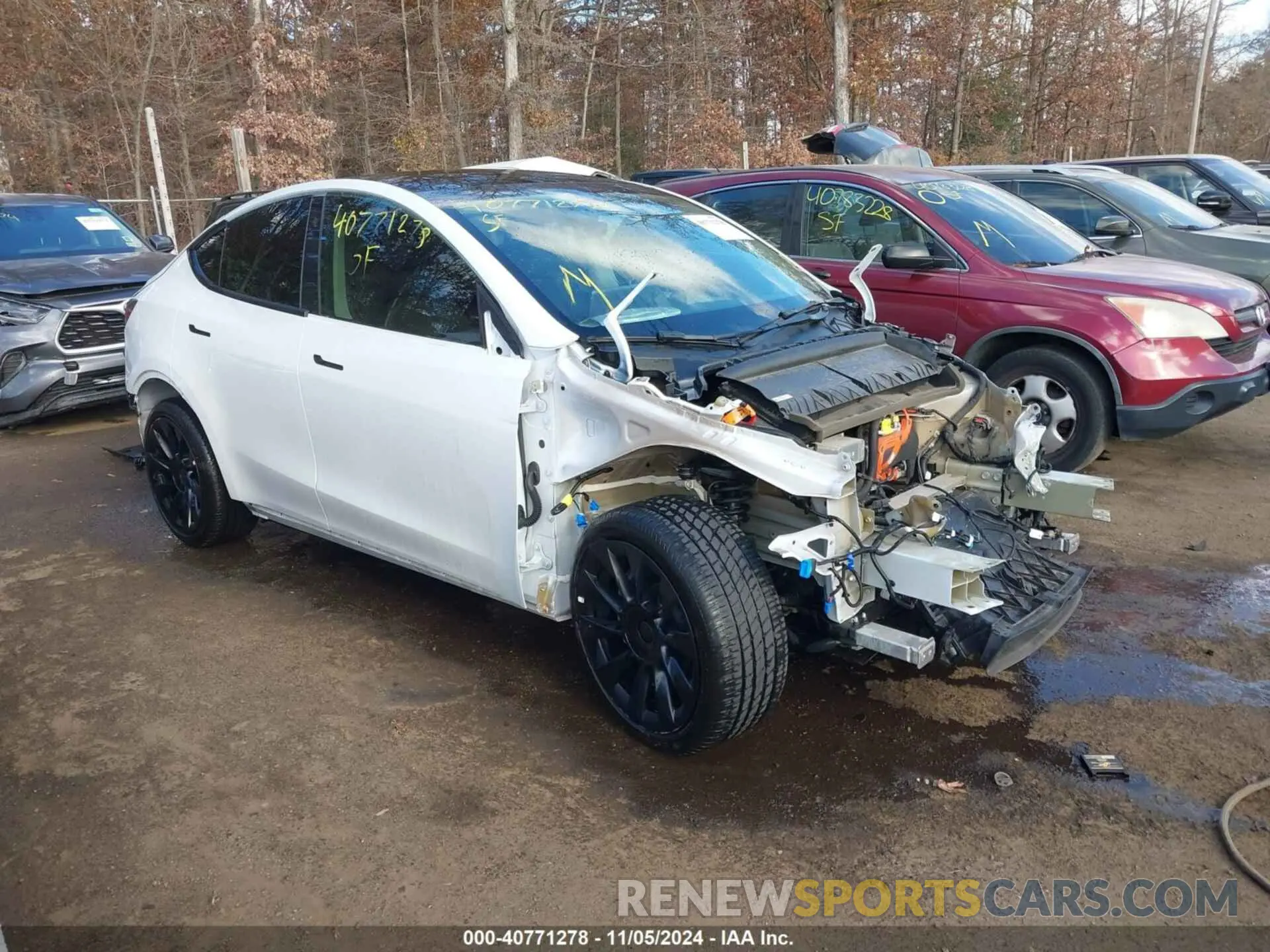 1 Photograph of a damaged car 7SAYGDEE8PF692744 TESLA MODEL Y 2023