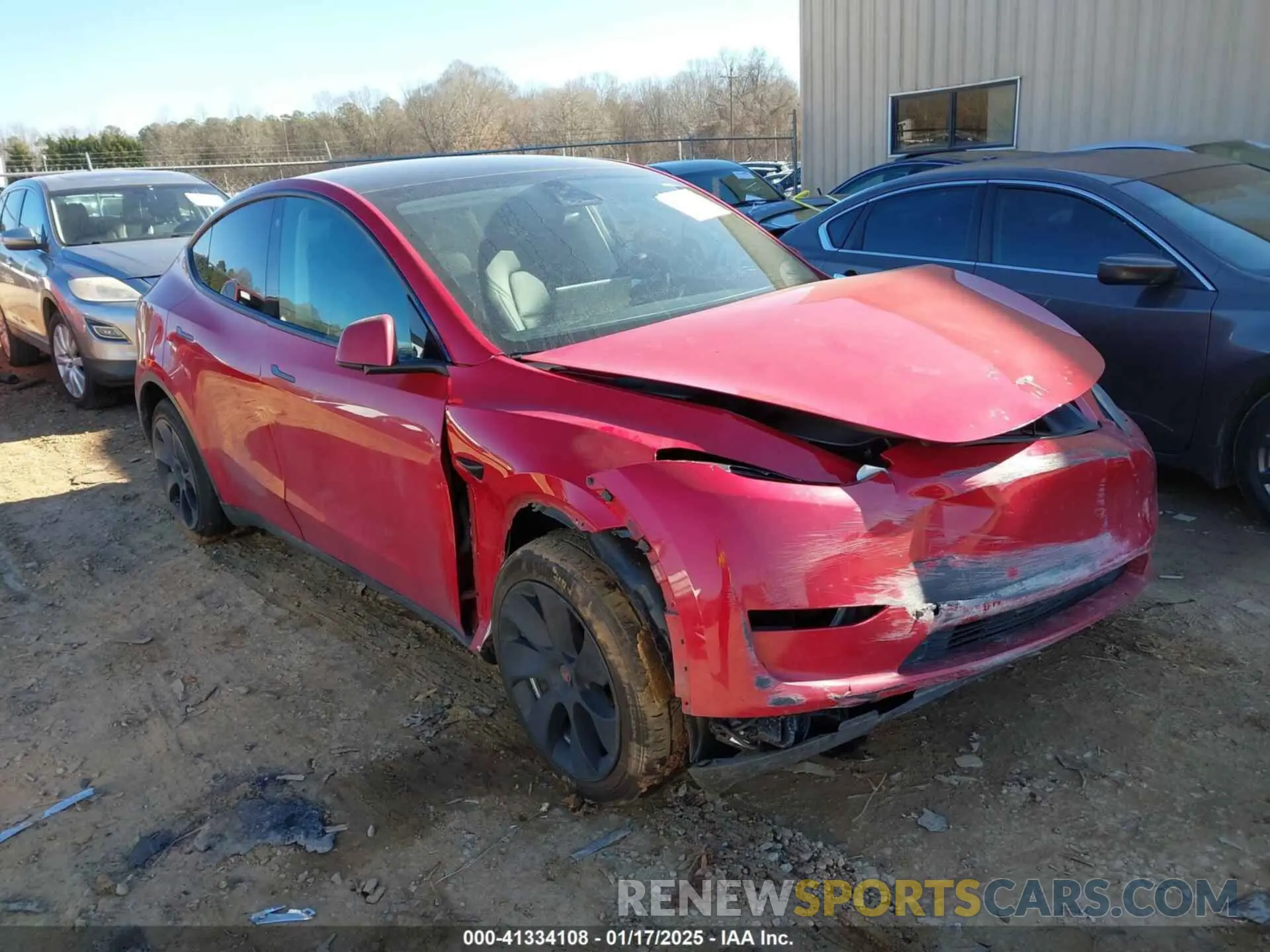 1 Photograph of a damaged car 7SAYGDEE8PF709459 TESLA MODEL Y 2023