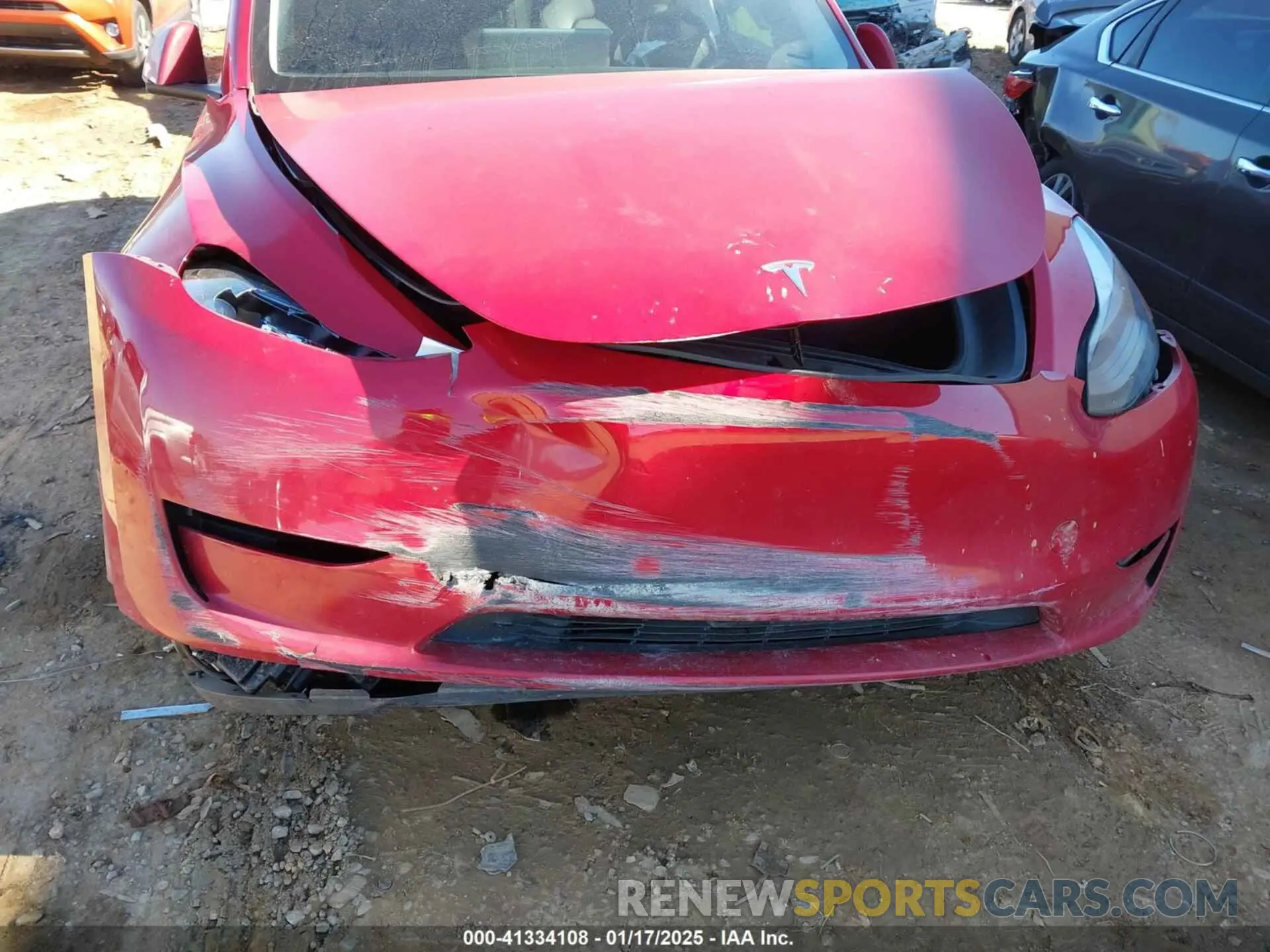 6 Photograph of a damaged car 7SAYGDEE8PF709459 TESLA MODEL Y 2023