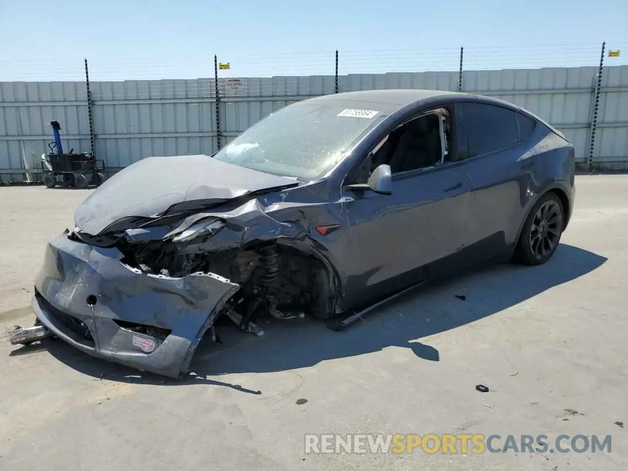 1 Photograph of a damaged car 7SAYGDEE8PF710580 TESLA MODEL Y 2023