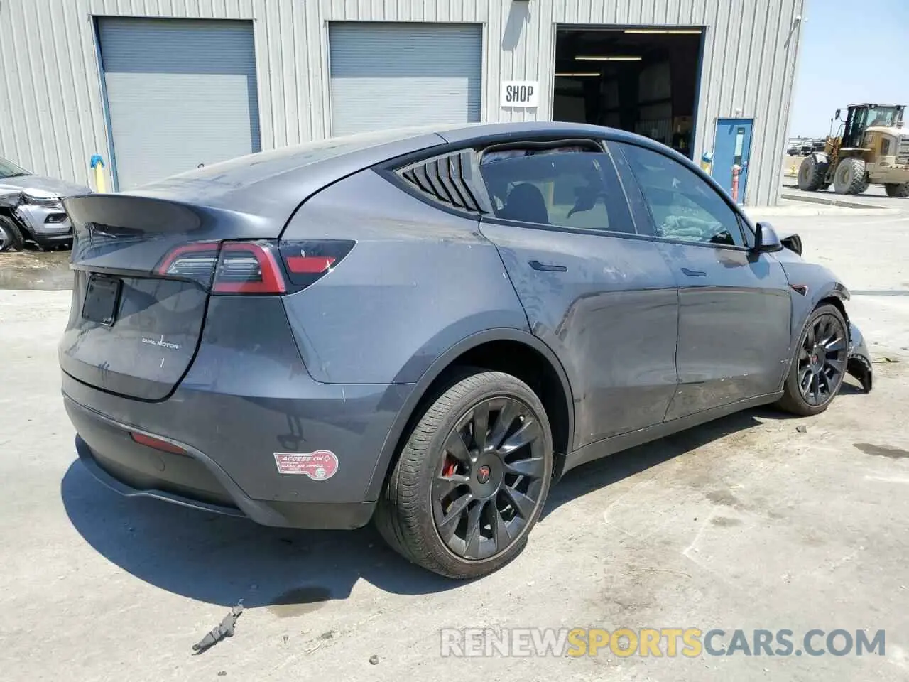 3 Photograph of a damaged car 7SAYGDEE8PF710580 TESLA MODEL Y 2023