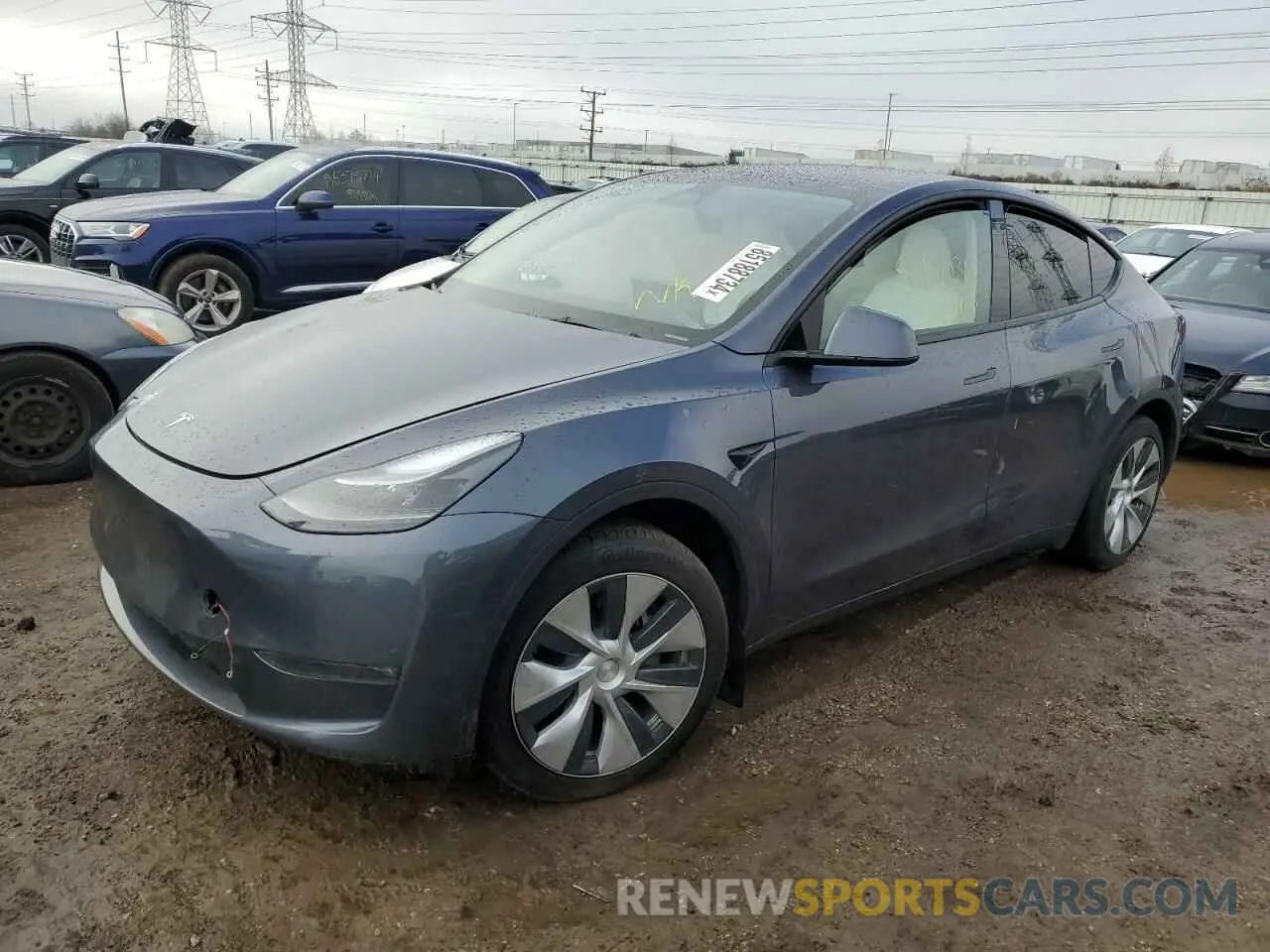 1 Photograph of a damaged car 7SAYGDEE8PF773128 TESLA MODEL Y 2023