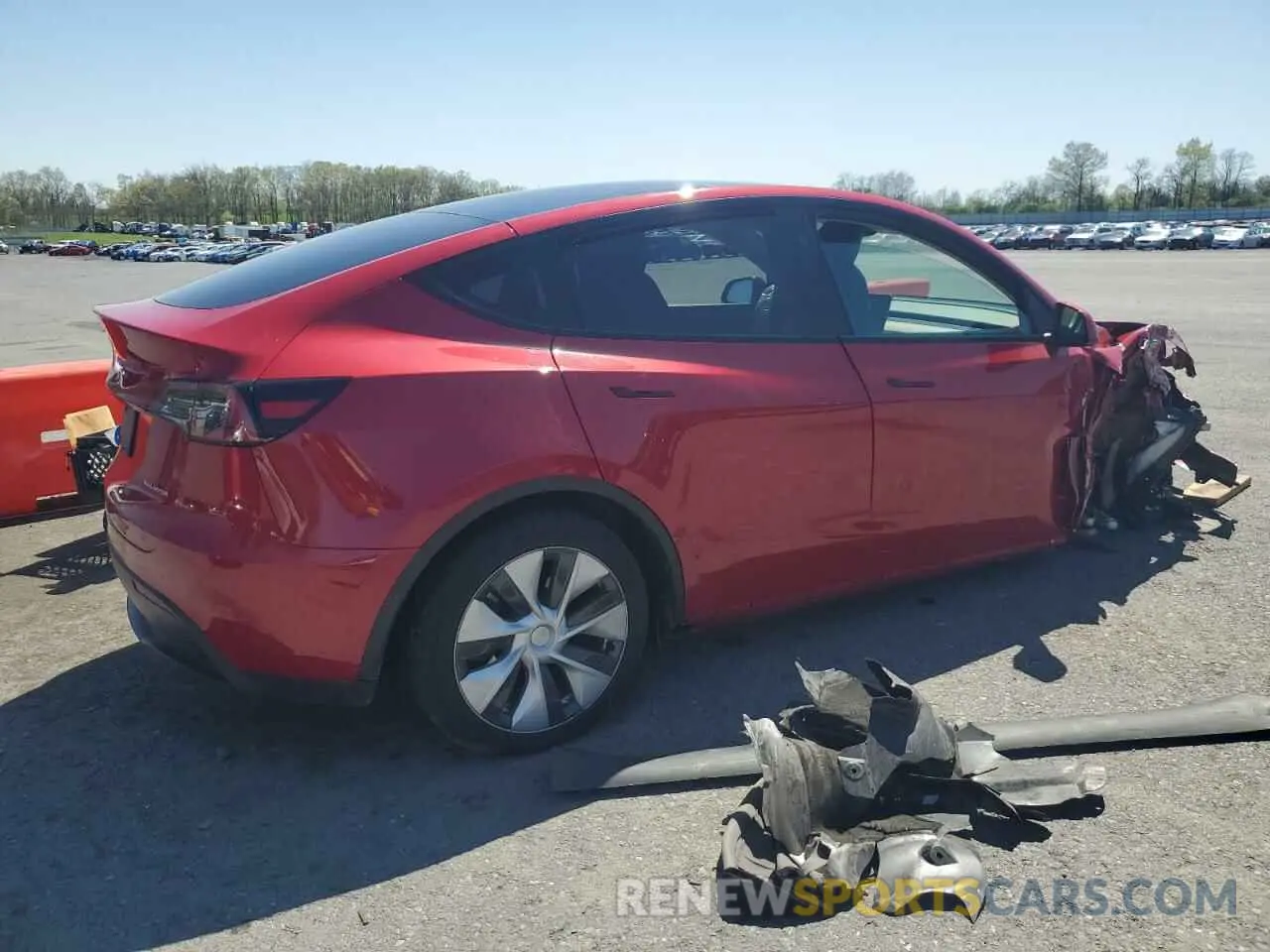 3 Photograph of a damaged car 7SAYGDEE8PF790494 TESLA MODEL Y 2023