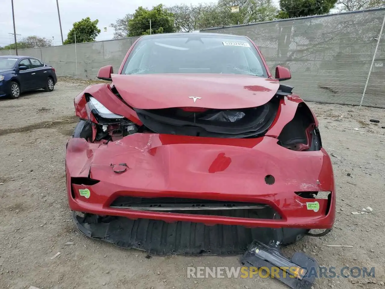 5 Фотография поврежденного автомобиля 7SAYGDEE8PF810338 TESLA MODEL Y 2023