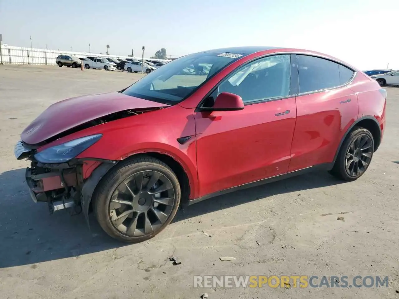 1 Photograph of a damaged car 7SAYGDEE8PF813000 TESLA MODEL Y 2023