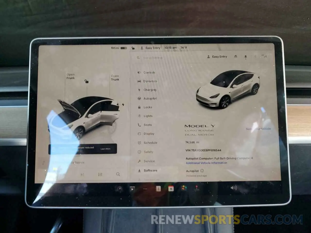 9 Photograph of a damaged car 7SAYGDEE8PF816544 TESLA MODEL Y 2023
