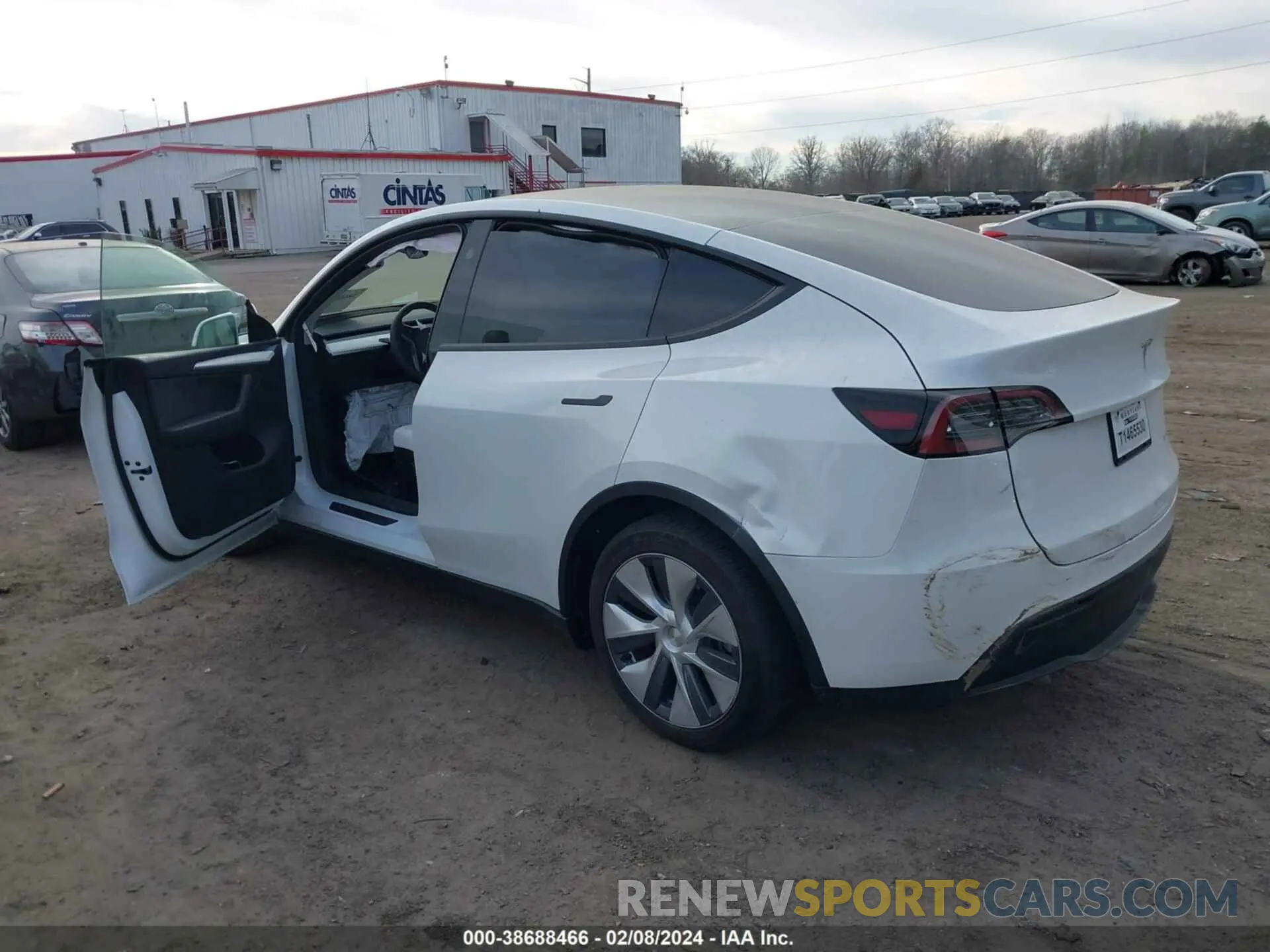 3 Фотография поврежденного автомобиля 7SAYGDEE8PF842450 TESLA MODEL Y 2023