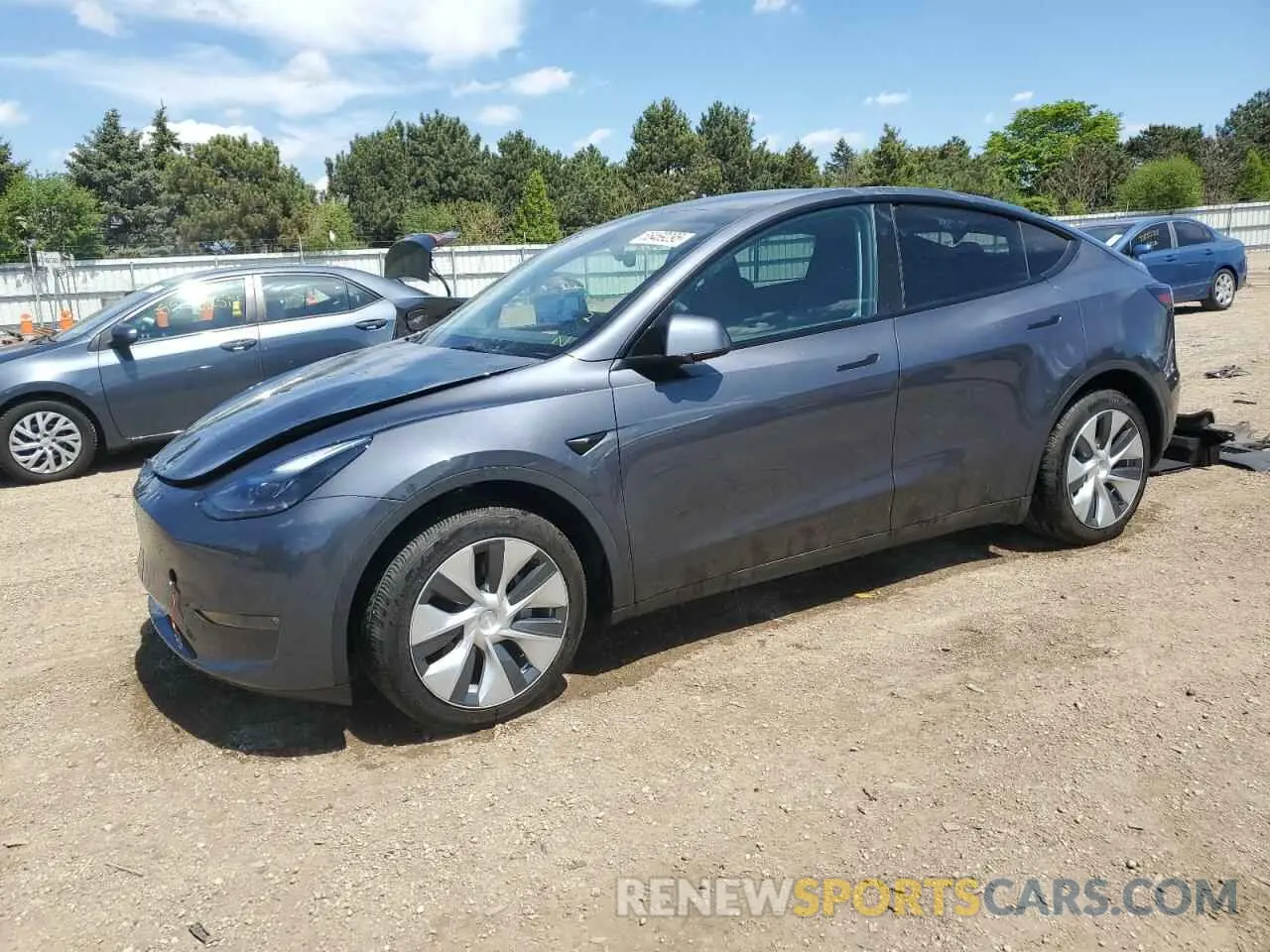 1 Фотография поврежденного автомобиля 7SAYGDEE8PF869440 TESLA MODEL Y 2023