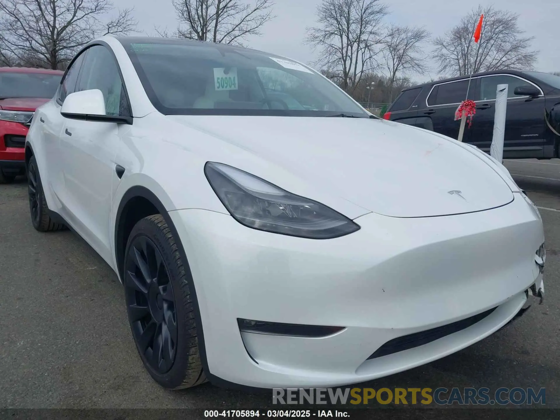 1 Photograph of a damaged car 7SAYGDEE8PF877845 TESLA MODEL Y 2023