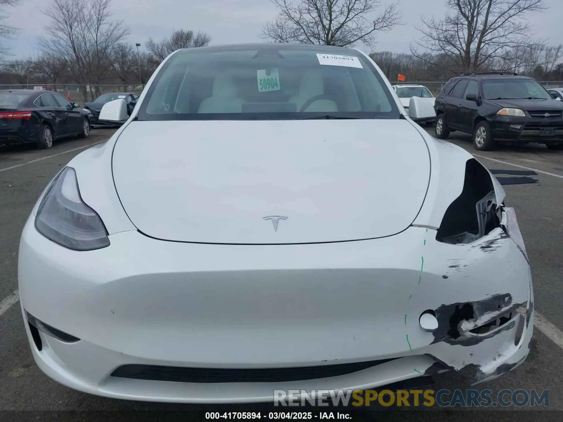 12 Photograph of a damaged car 7SAYGDEE8PF877845 TESLA MODEL Y 2023