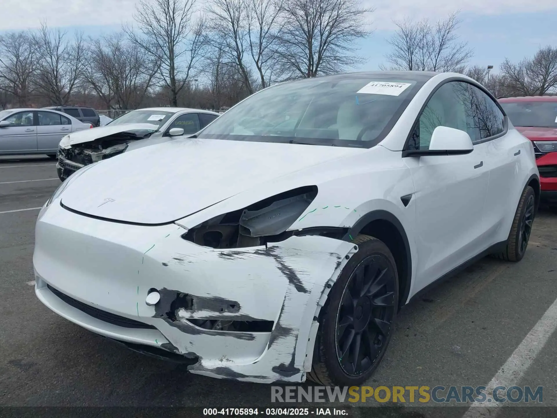 6 Photograph of a damaged car 7SAYGDEE8PF877845 TESLA MODEL Y 2023