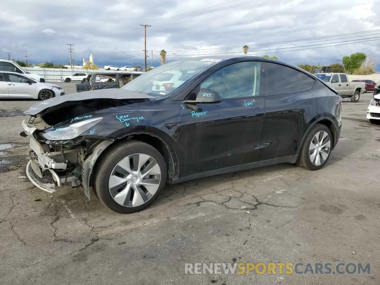 1 Photograph of a damaged car 7SAYGDEE8PF877926 TESLA MODEL Y 2023