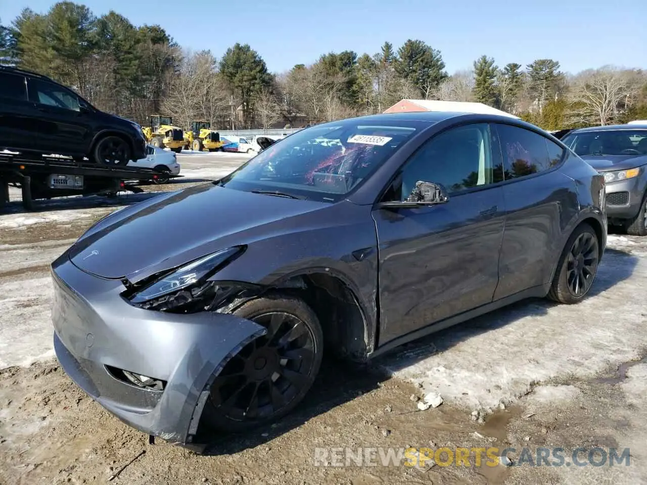 1 Фотография поврежденного автомобиля 7SAYGDEE8PF889879 TESLA MODEL Y 2023