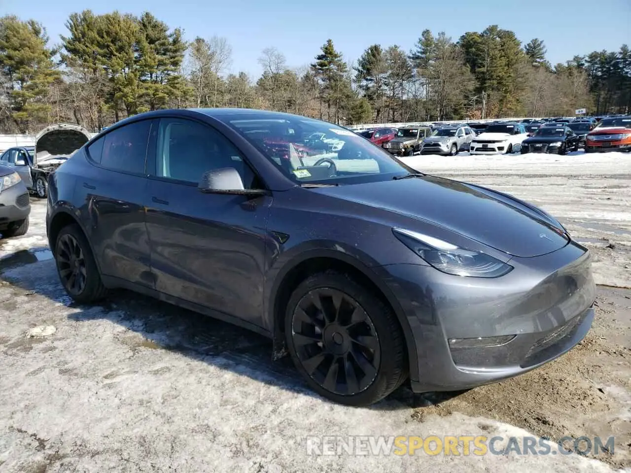 4 Фотография поврежденного автомобиля 7SAYGDEE8PF889879 TESLA MODEL Y 2023