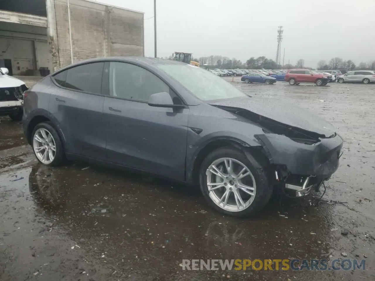 4 Photograph of a damaged car 7SAYGDEE8PF895293 TESLA MODEL Y 2023
