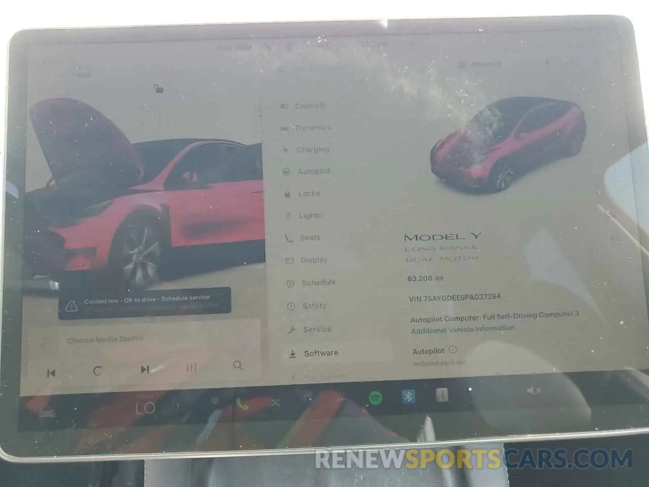 9 Photograph of a damaged car 7SAYGDEE9PA037294 TESLA MODEL Y 2023