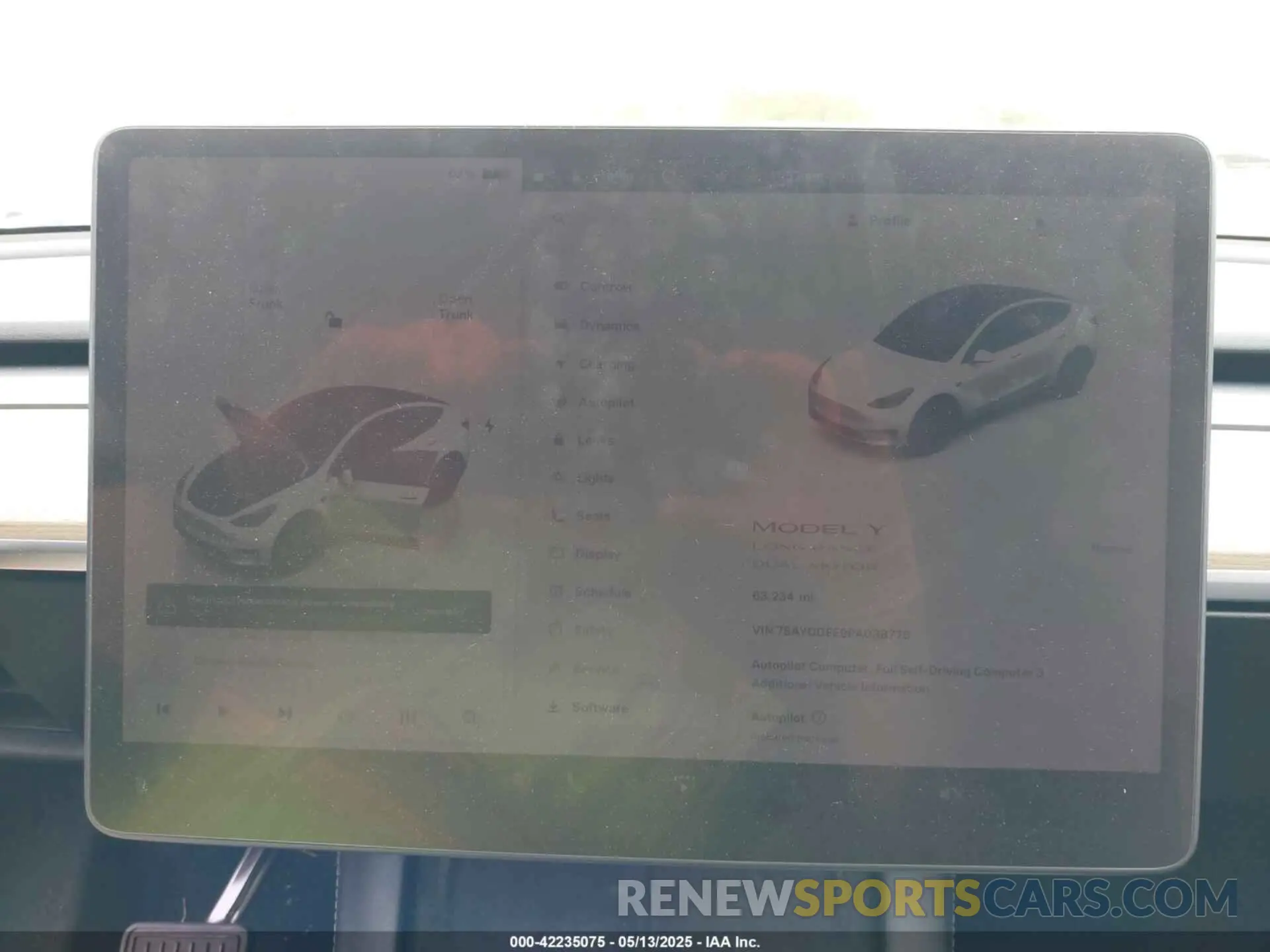 17 Фотография поврежденного автомобиля 7SAYGDEE9PA038770 TESLA MODEL Y 2023