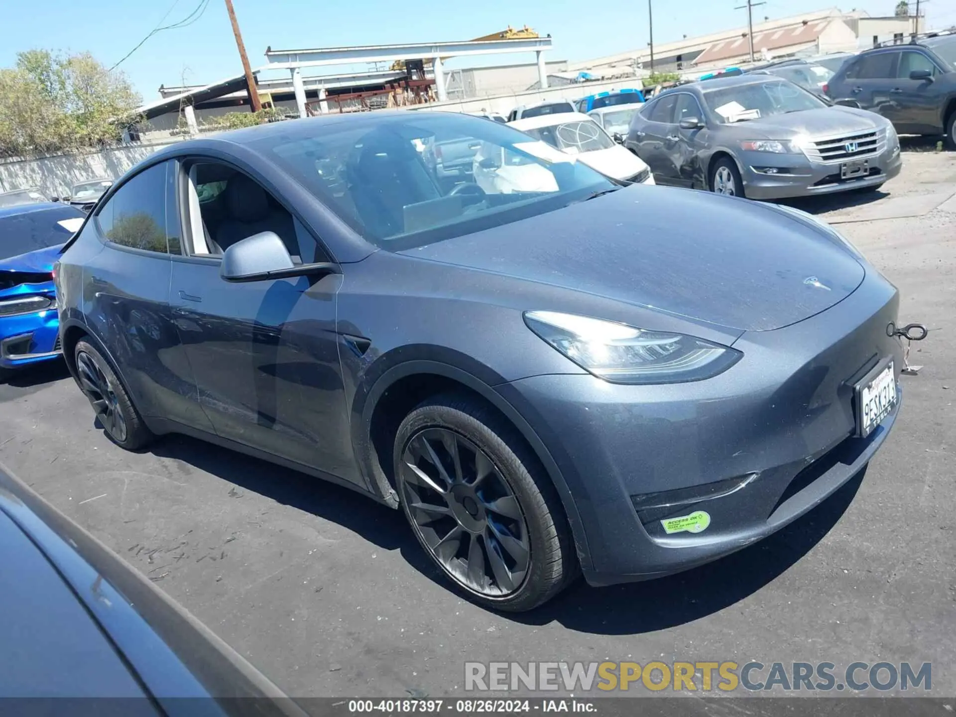 1 Фотография поврежденного автомобиля 7SAYGDEE9PA047291 TESLA MODEL Y 2023