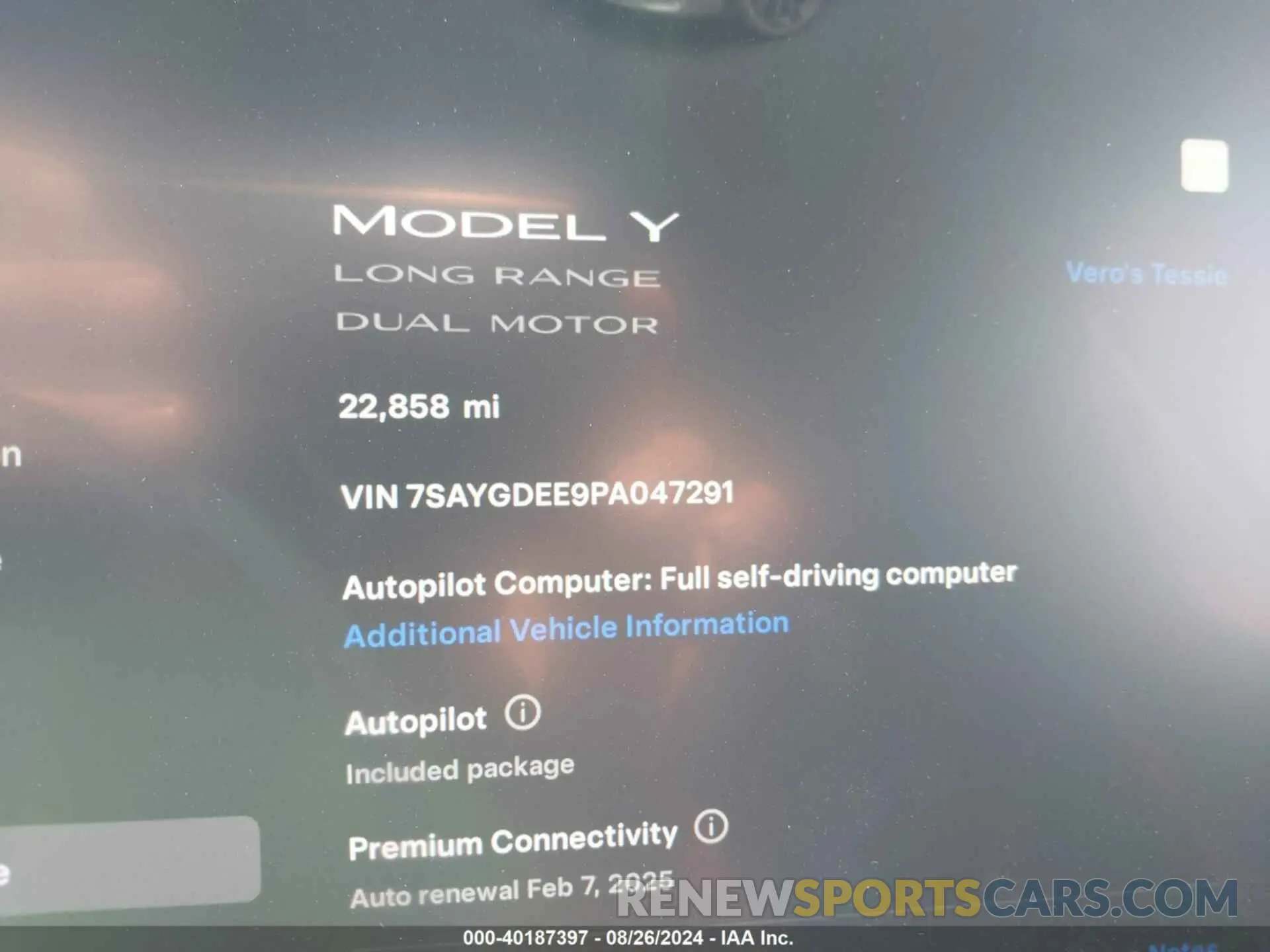 16 Фотография поврежденного автомобиля 7SAYGDEE9PA047291 TESLA MODEL Y 2023