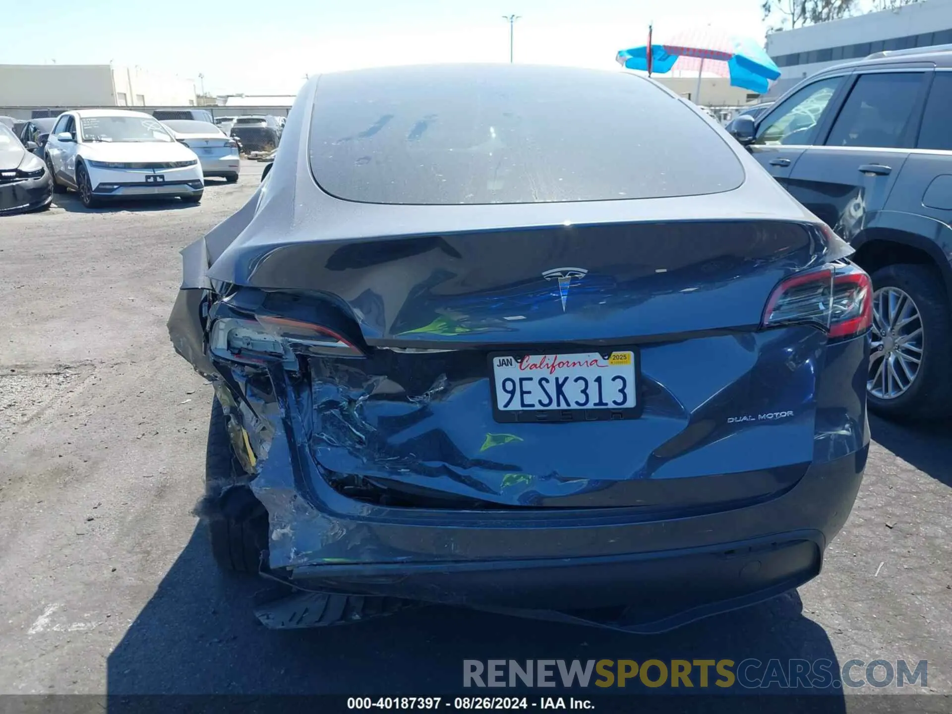 17 Фотография поврежденного автомобиля 7SAYGDEE9PA047291 TESLA MODEL Y 2023