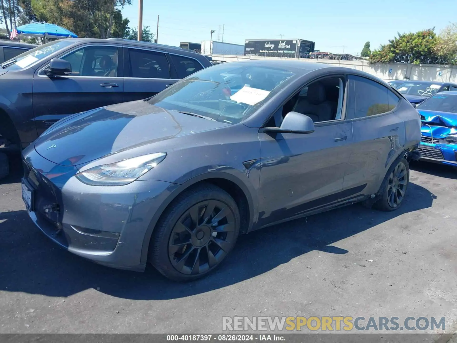 2 Фотография поврежденного автомобиля 7SAYGDEE9PA047291 TESLA MODEL Y 2023