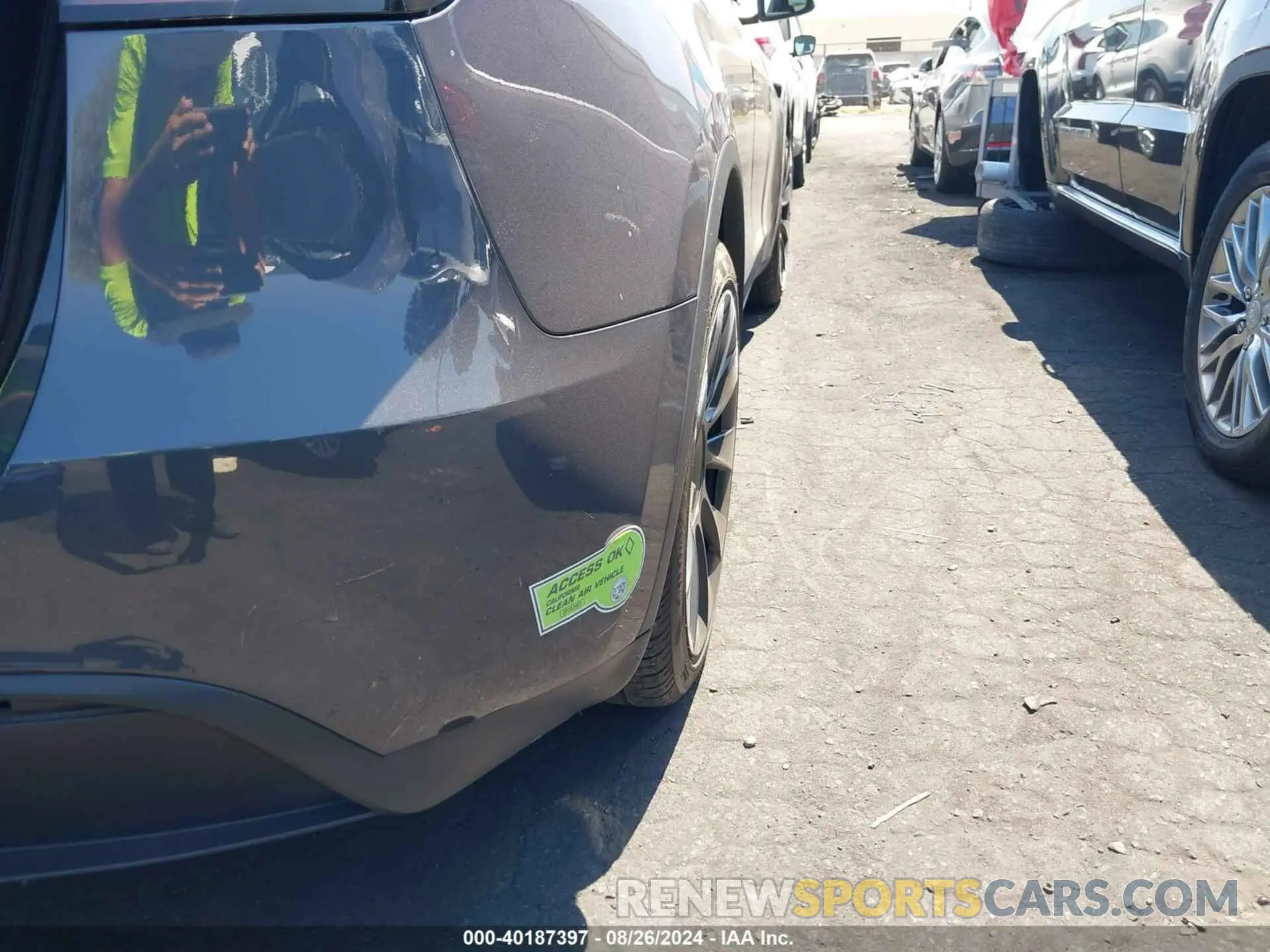 21 Фотография поврежденного автомобиля 7SAYGDEE9PA047291 TESLA MODEL Y 2023