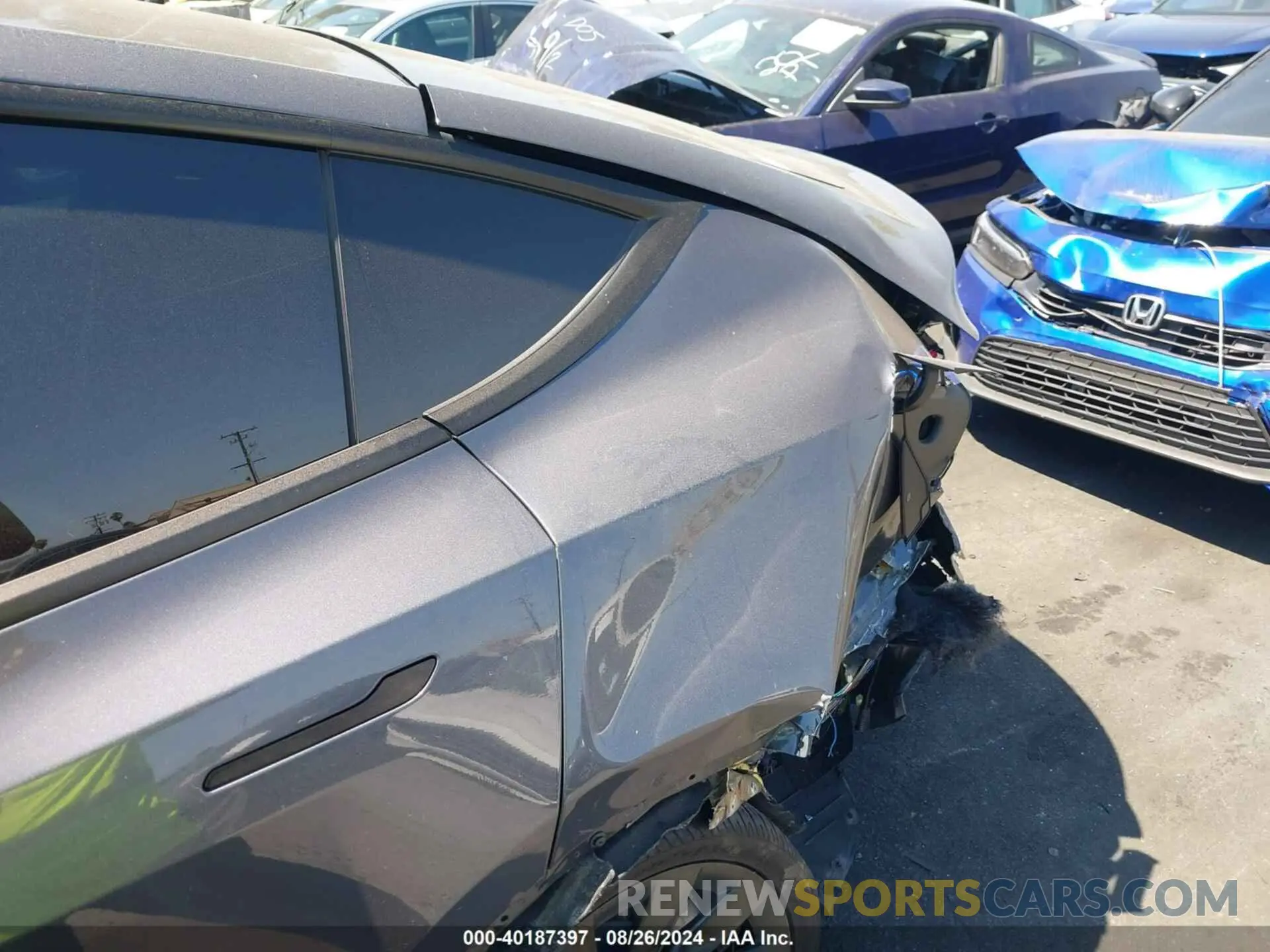 24 Фотография поврежденного автомобиля 7SAYGDEE9PA047291 TESLA MODEL Y 2023
