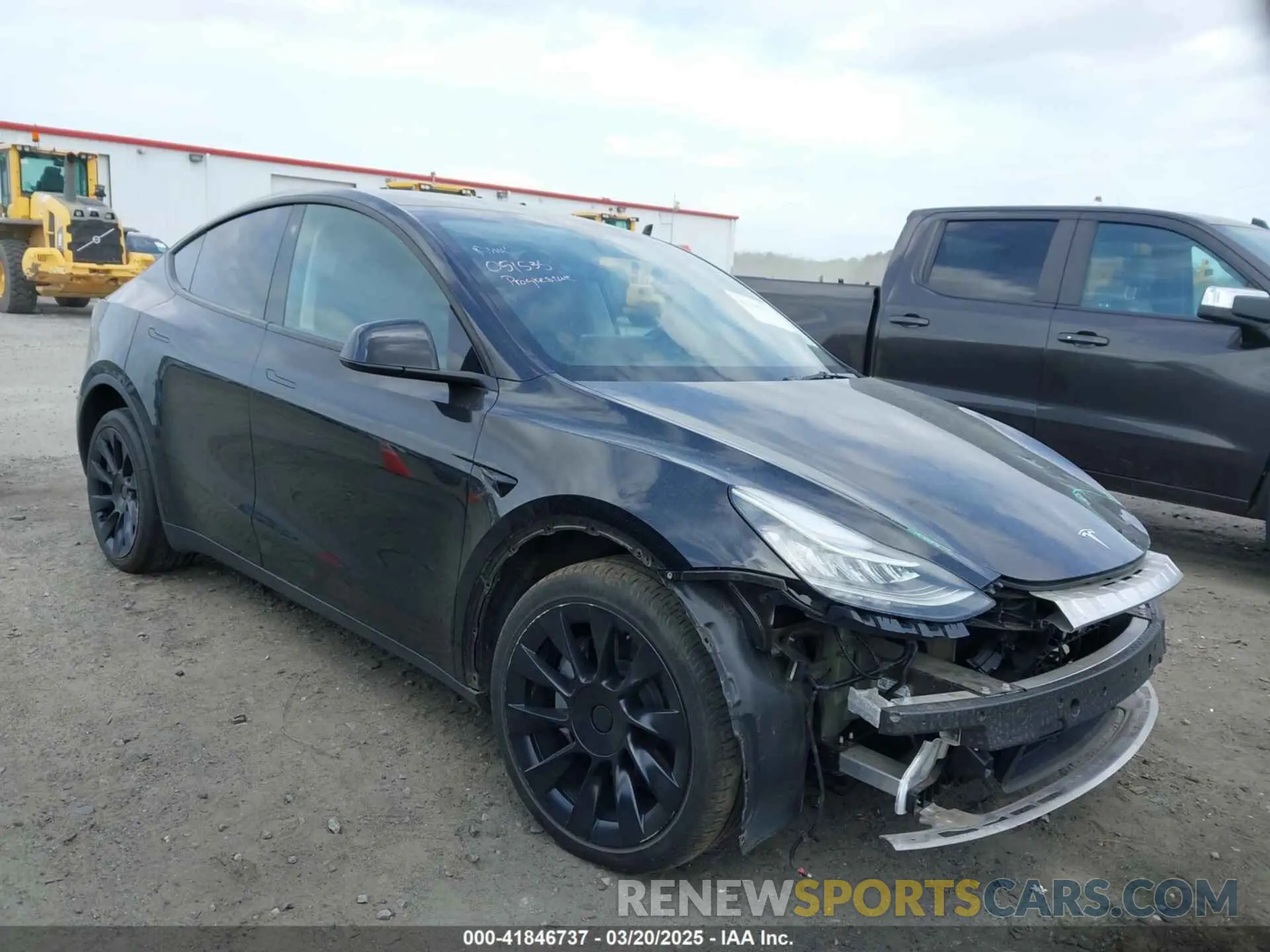 1 Фотография поврежденного автомобиля 7SAYGDEE9PA051535 TESLA MODEL Y 2023