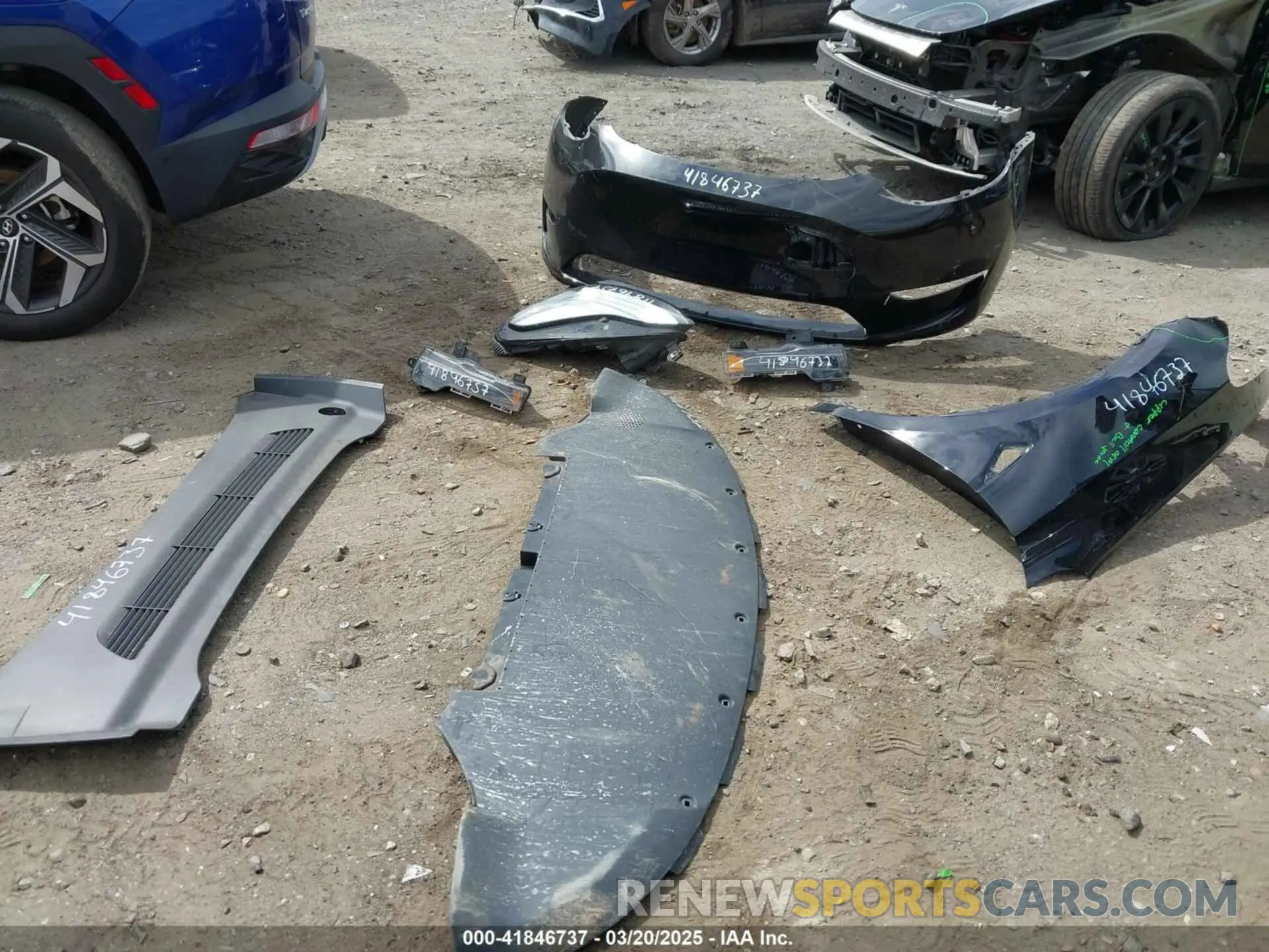 11 Фотография поврежденного автомобиля 7SAYGDEE9PA051535 TESLA MODEL Y 2023