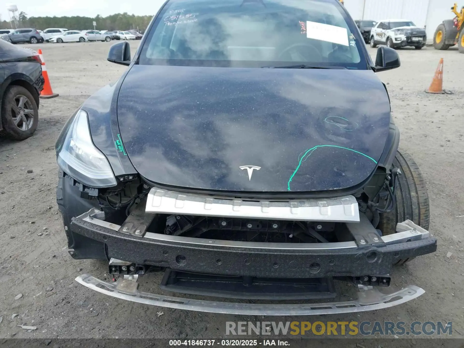 20 Фотография поврежденного автомобиля 7SAYGDEE9PA051535 TESLA MODEL Y 2023