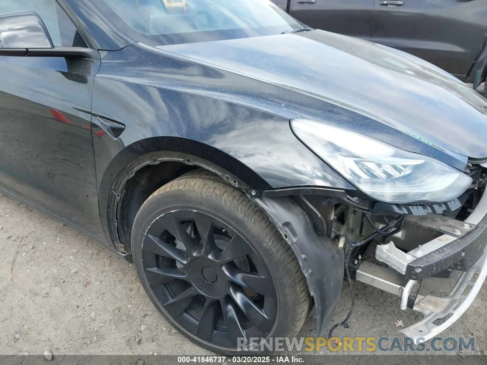 22 Фотография поврежденного автомобиля 7SAYGDEE9PA051535 TESLA MODEL Y 2023