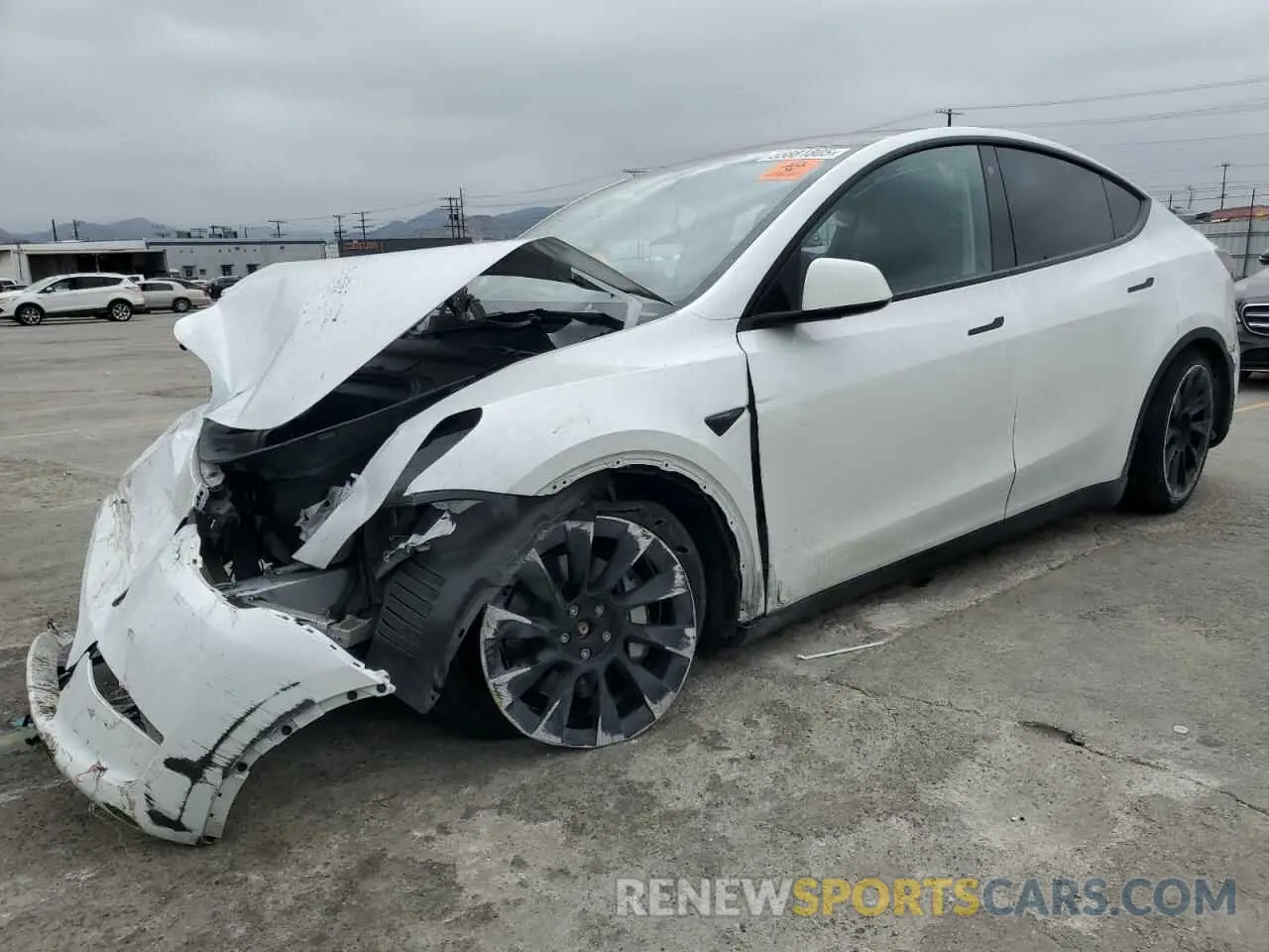 1 Photograph of a damaged car 7SAYGDEE9PA070232 TESLA MODEL Y 2023