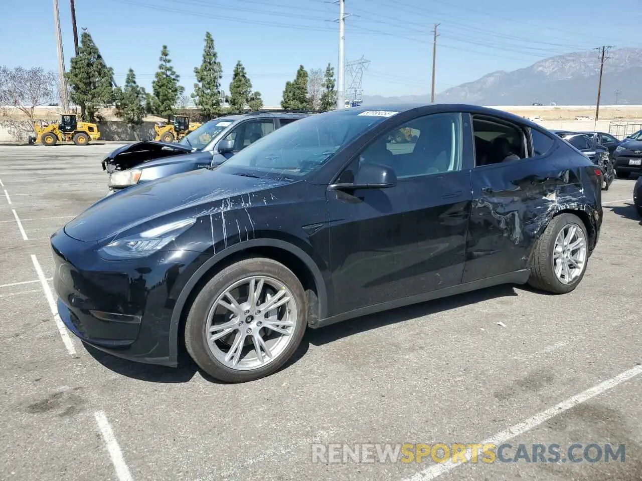 1 Фотография поврежденного автомобиля 7SAYGDEE9PA080811 TESLA MODEL Y 2023