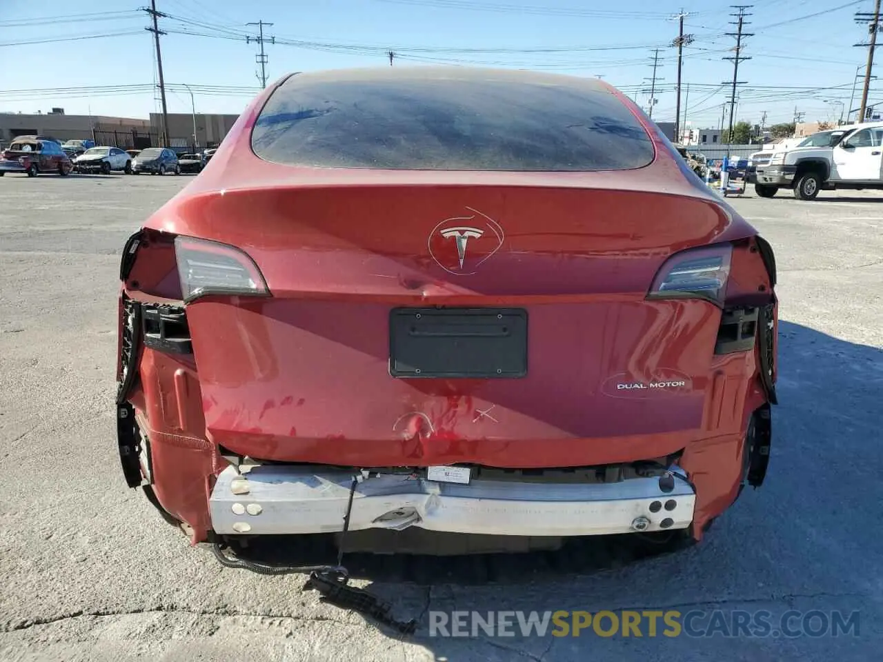 6 Photograph of a damaged car 7SAYGDEE9PA089315 TESLA MODEL Y 2023