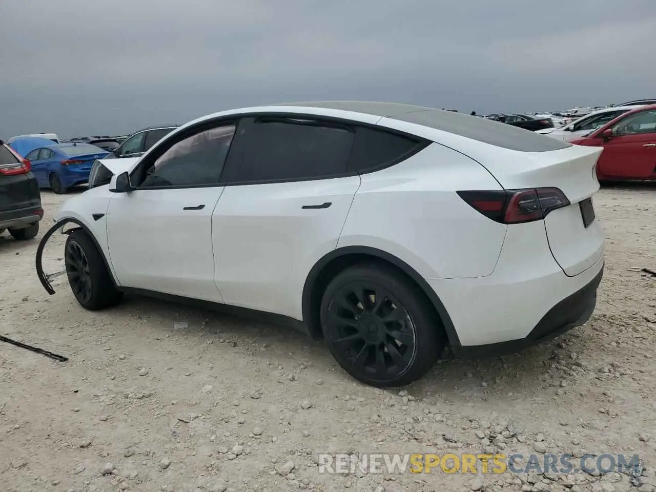 2 Photograph of a damaged car 7SAYGDEE9PA109160 TESLA MODEL Y 2023
