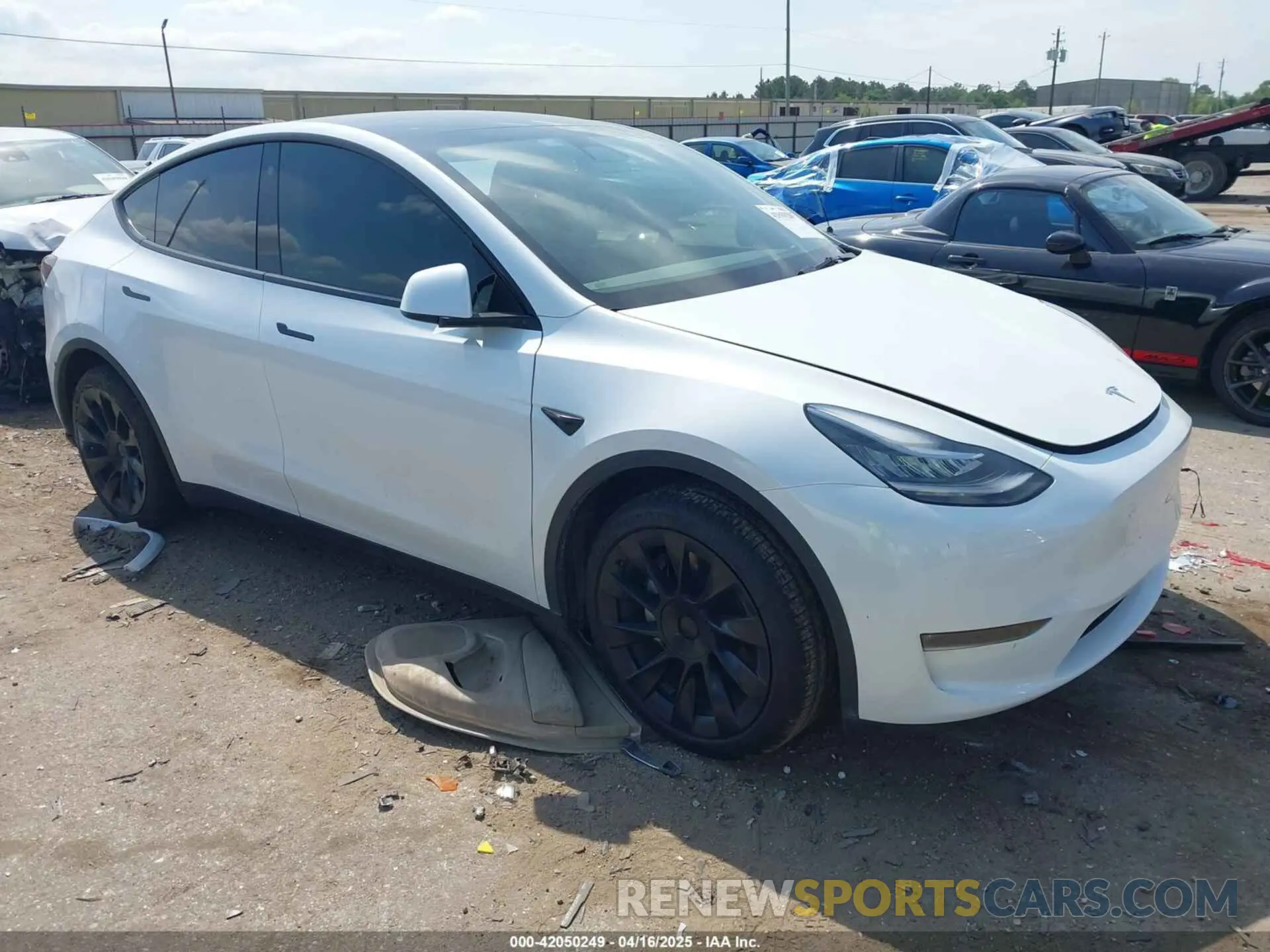 1 Фотография поврежденного автомобиля 7SAYGDEE9PA117288 TESLA MODEL Y 2023
