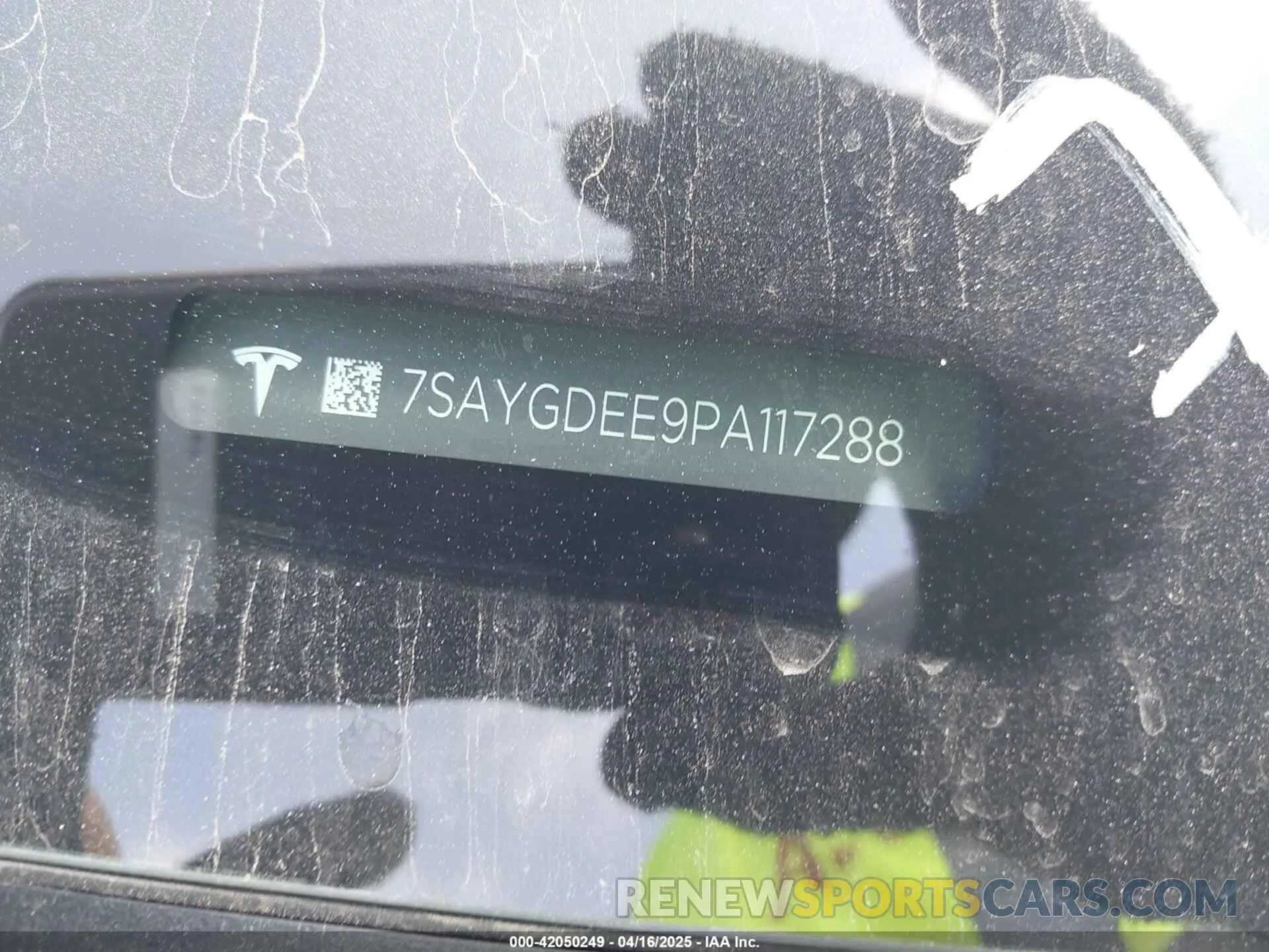 9 Фотография поврежденного автомобиля 7SAYGDEE9PA117288 TESLA MODEL Y 2023