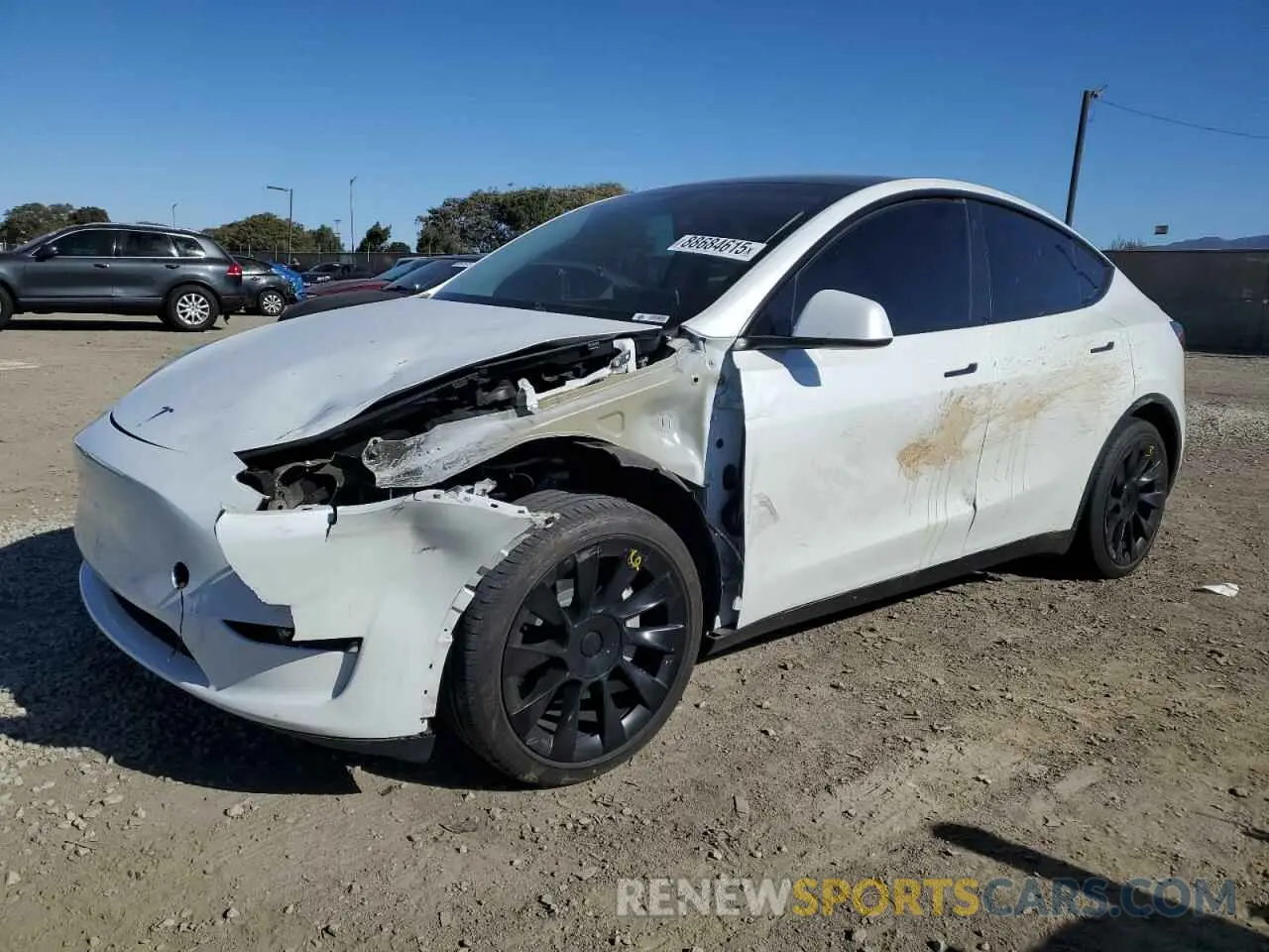 1 Photograph of a damaged car 7SAYGDEE9PA123320 TESLA MODEL Y 2023