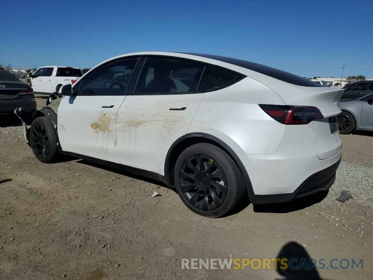2 Photograph of a damaged car 7SAYGDEE9PA123320 TESLA MODEL Y 2023