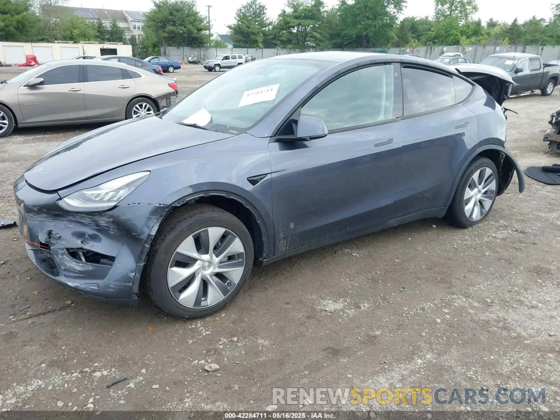 2 Фотография поврежденного автомобиля 7SAYGDEE9PA130624 TESLA MODEL Y 2023