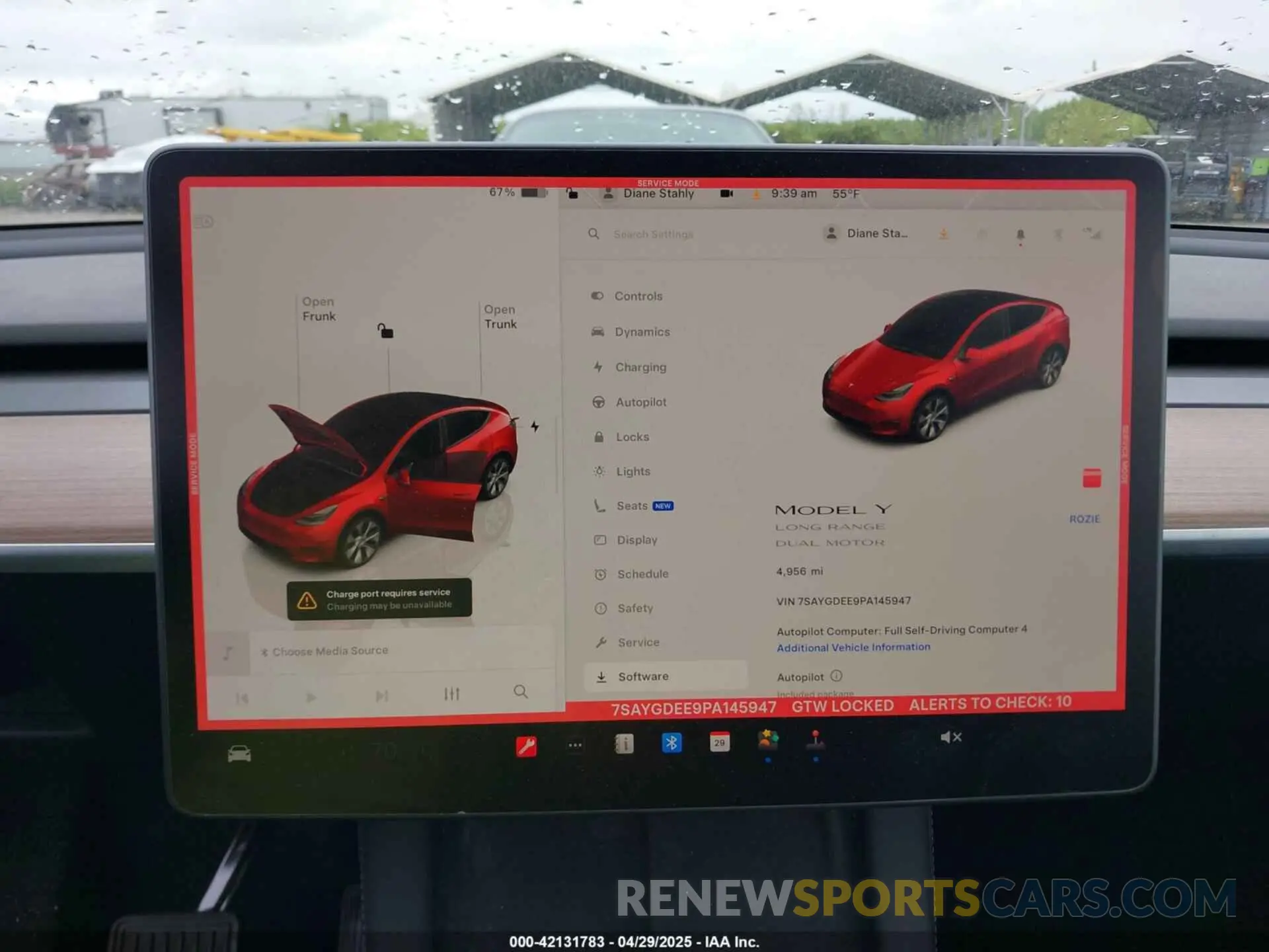 7 Photograph of a damaged car 7SAYGDEE9PA145947 TESLA MODEL Y 2023