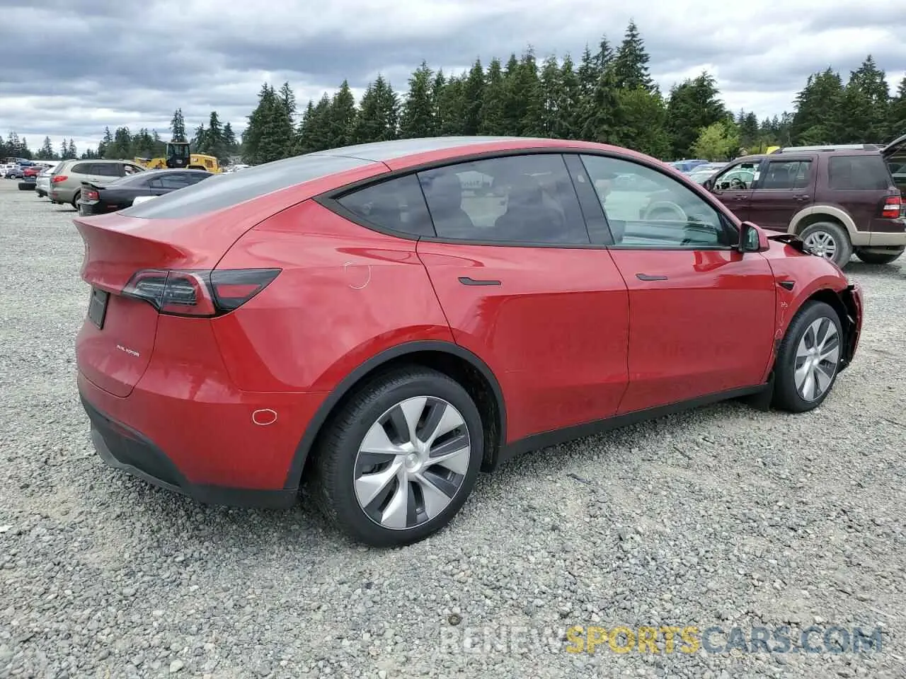 3 Фотография поврежденного автомобиля 7SAYGDEE9PA159590 TESLA MODEL Y 2023