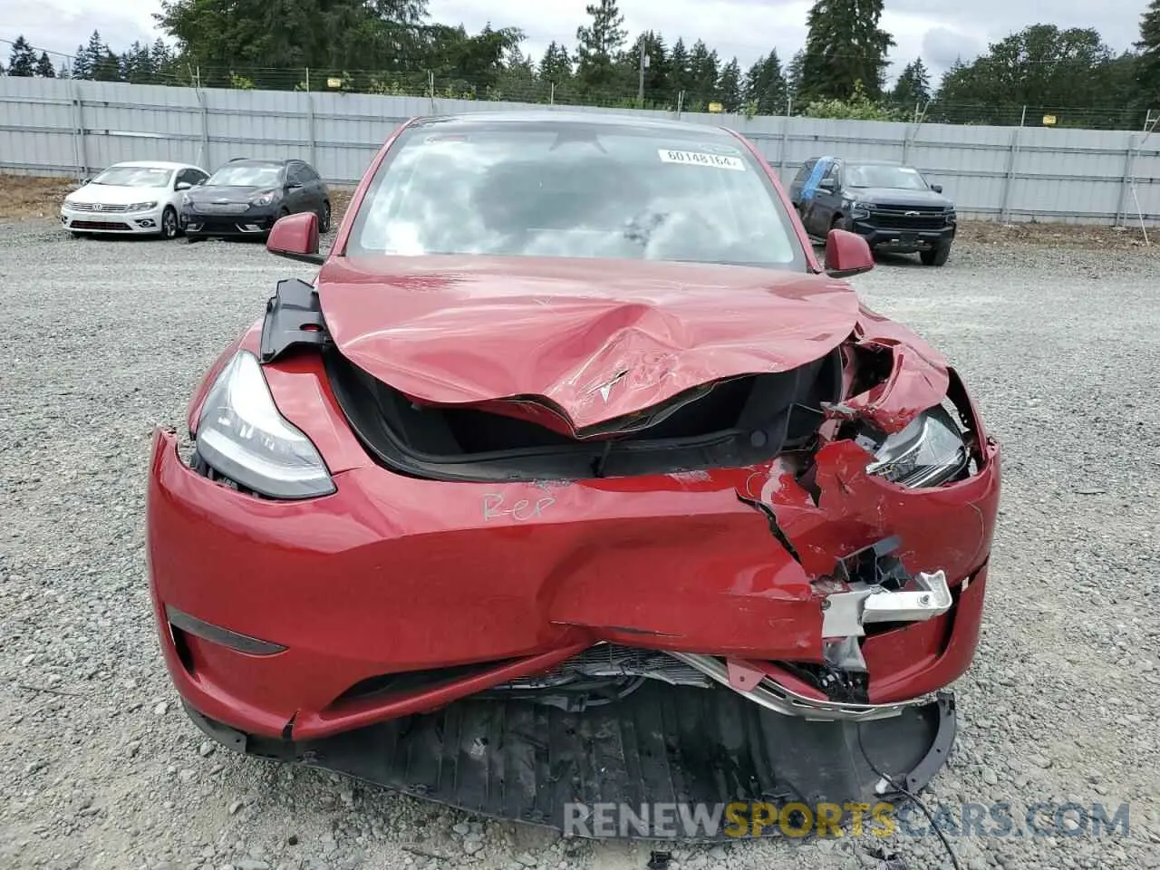 5 Фотография поврежденного автомобиля 7SAYGDEE9PA159590 TESLA MODEL Y 2023
