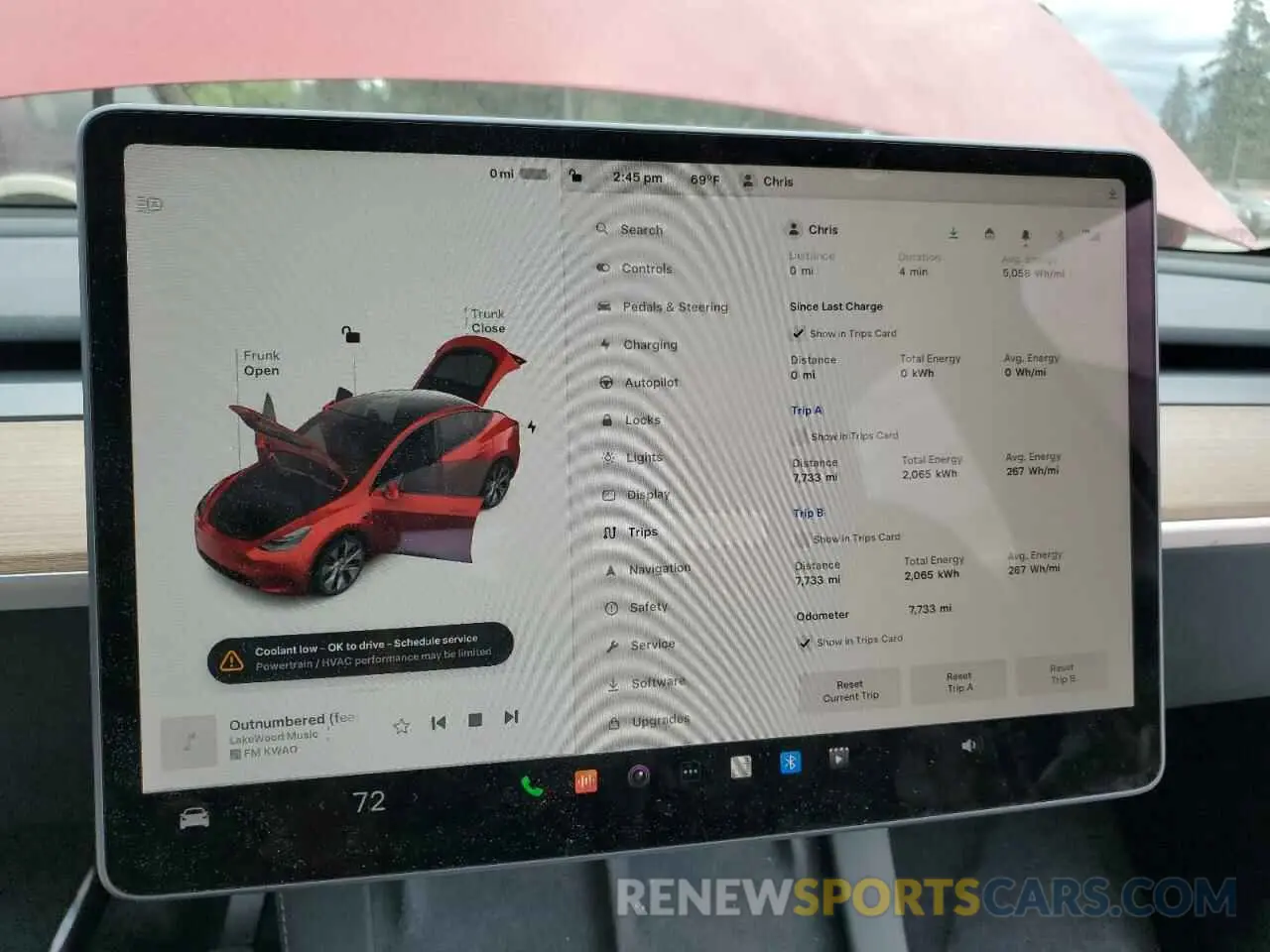 9 Фотография поврежденного автомобиля 7SAYGDEE9PA159590 TESLA MODEL Y 2023