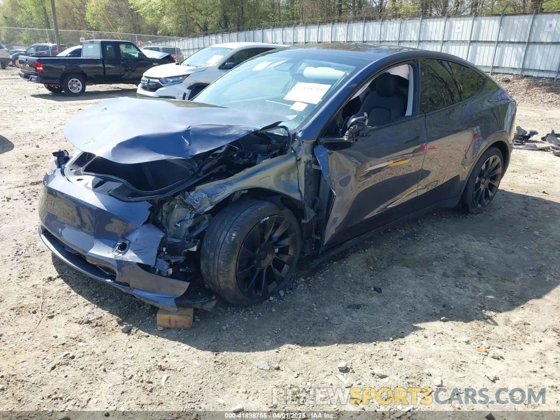 2 Фотография поврежденного автомобиля 7SAYGDEE9PA171190 TESLA MODEL Y 2023