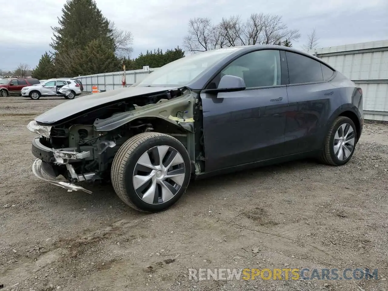 1 Photograph of a damaged car 7SAYGDEE9PA178284 TESLA MODEL Y 2023